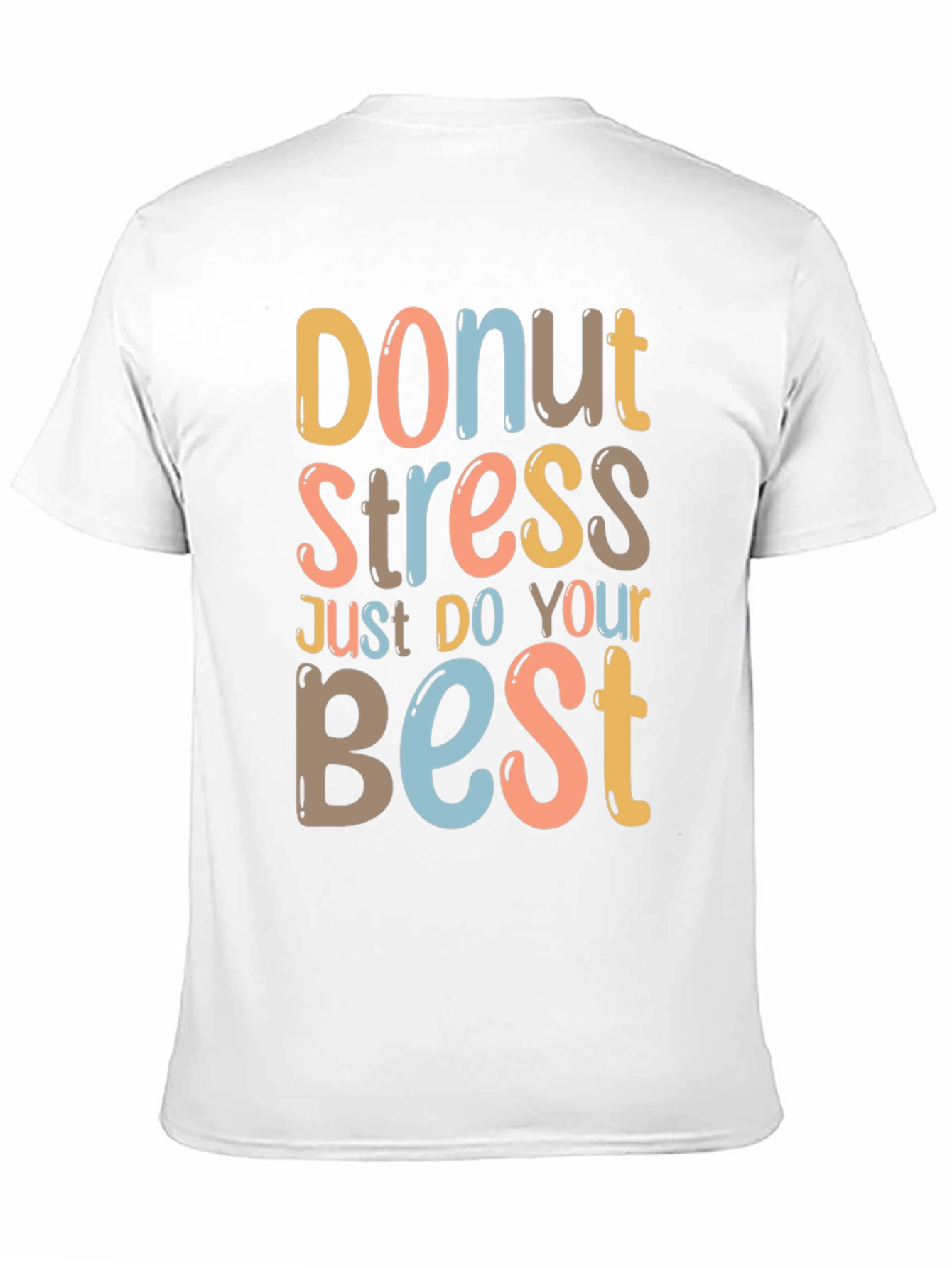Donut Stress Graphic Tee - Relaxed Fit Comfort