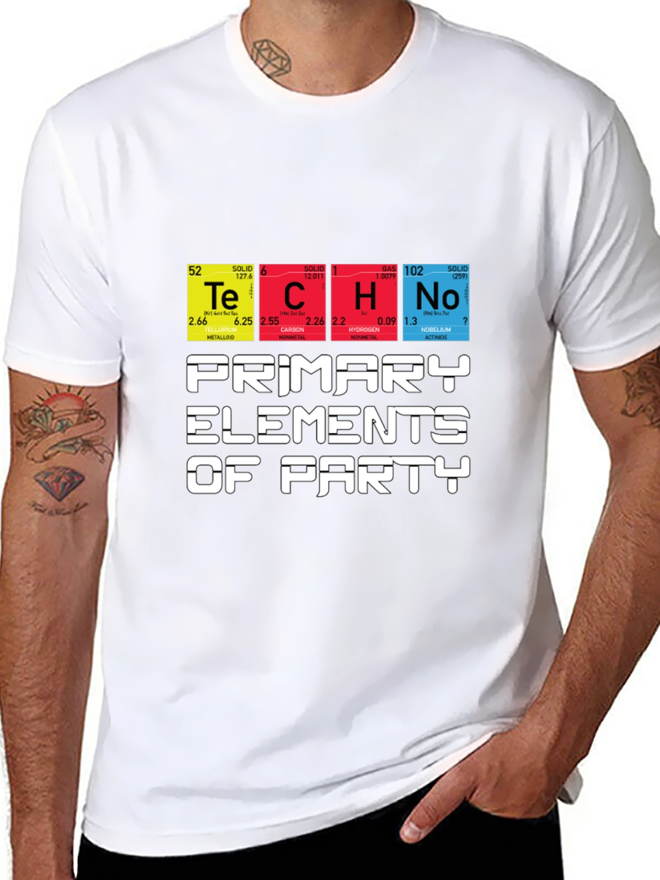 Techno Elements Party T-Shirt