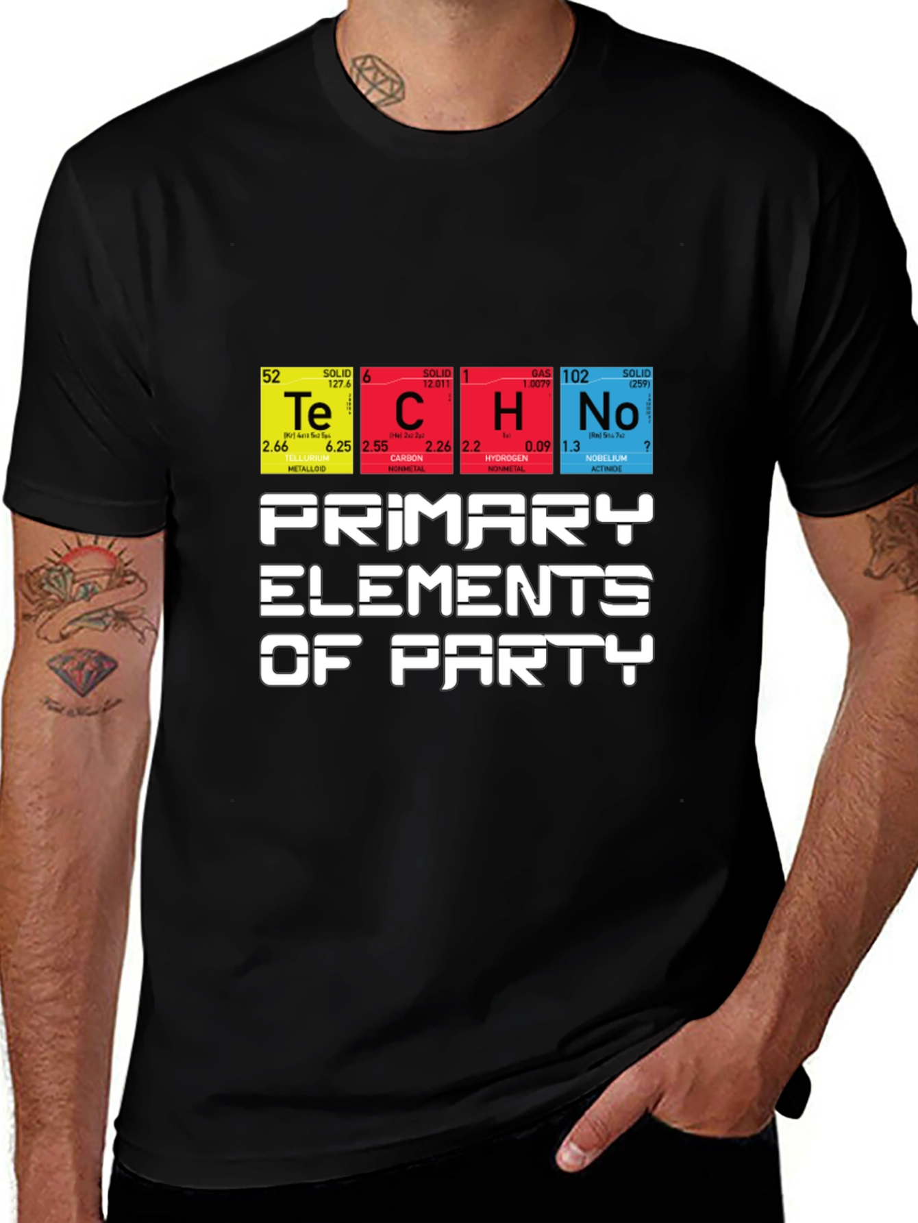 Techno Elements Party T-Shirt