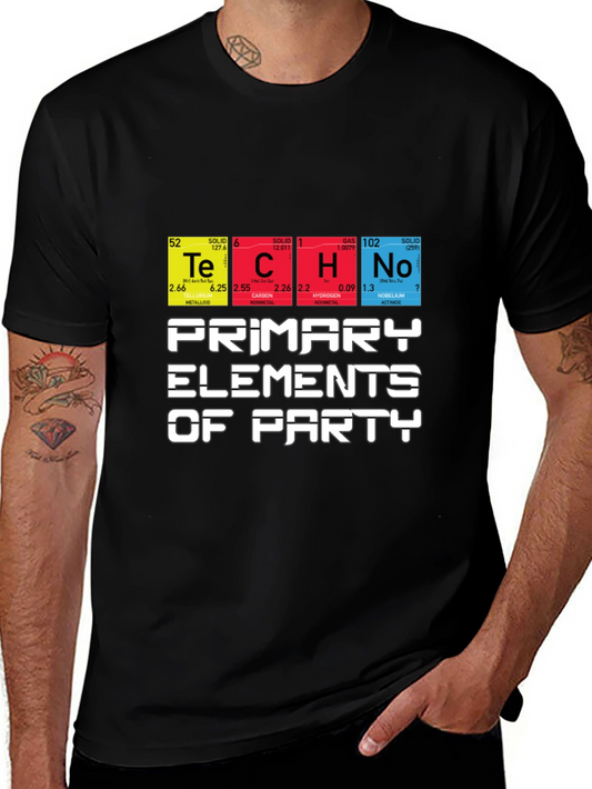 Techno Elements Party T-Shirt