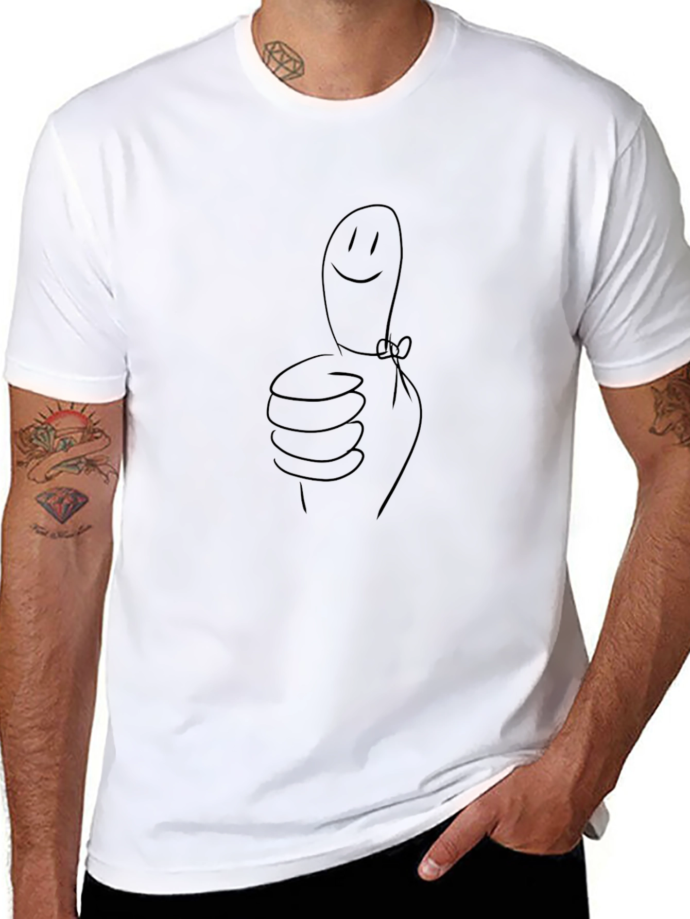 Funny Reminder Thumb T-Shirt