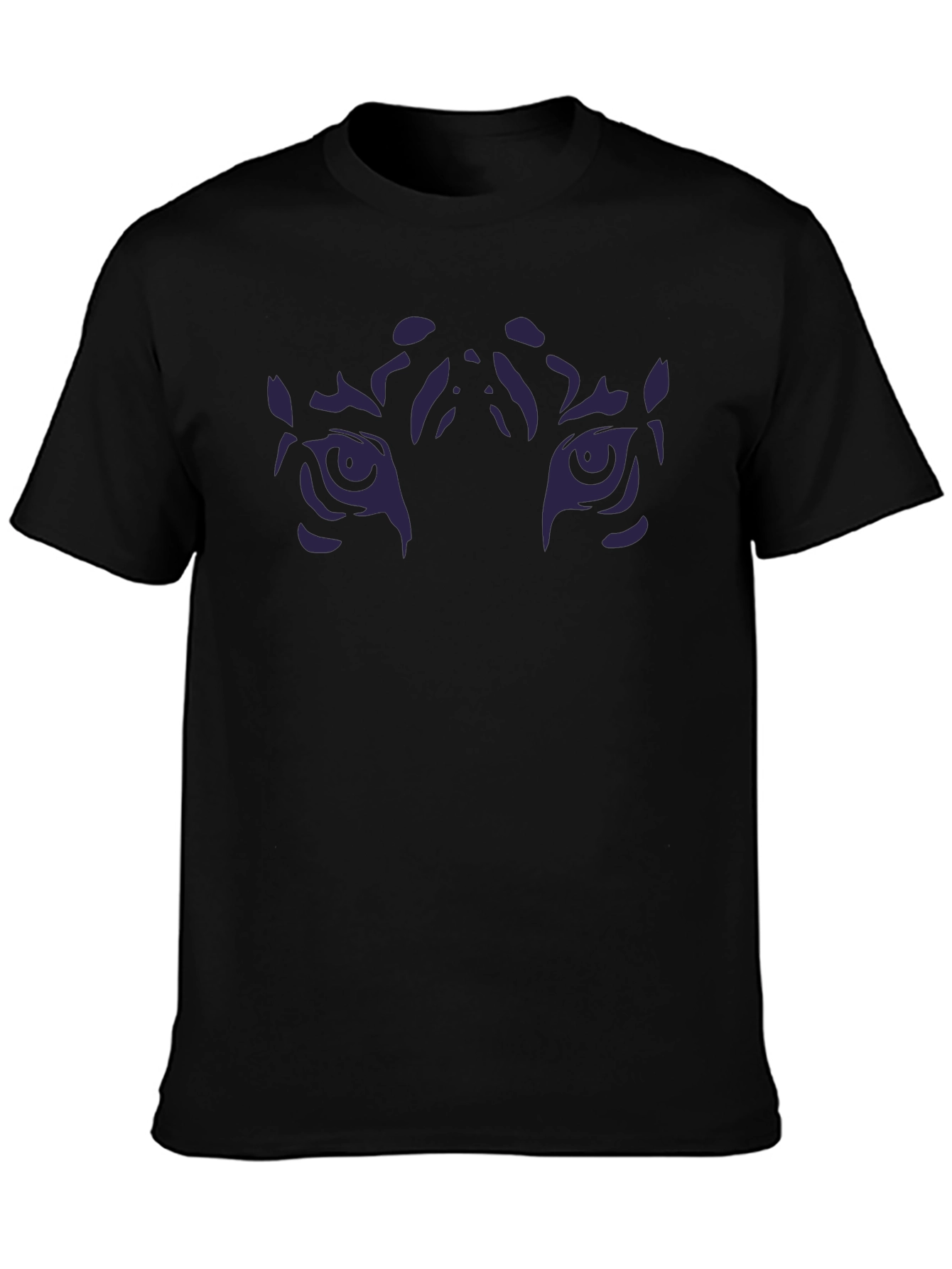 Midnight Tiger Eyes Black T-Shirt