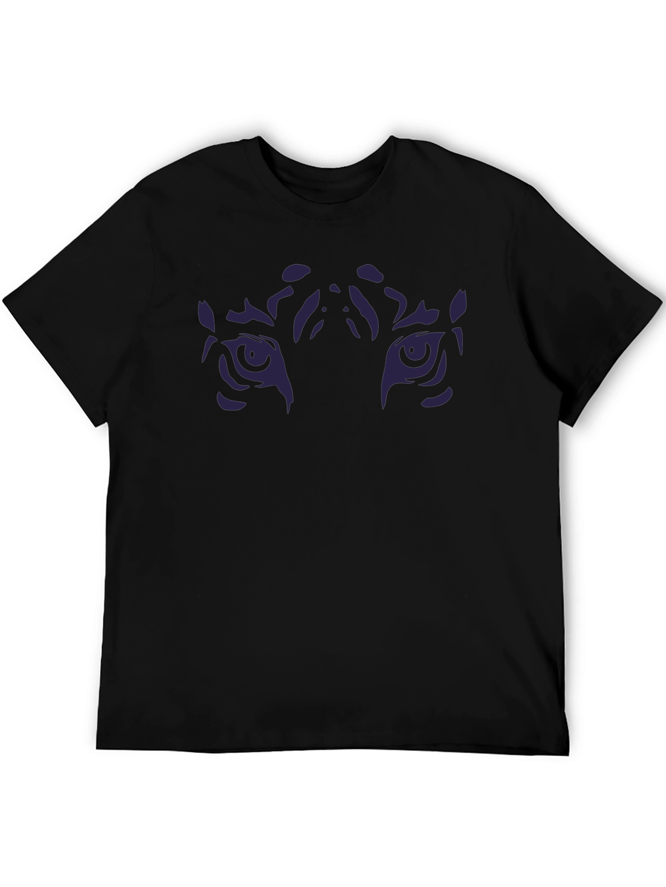 Midnight Tiger Eyes Black T-Shirt