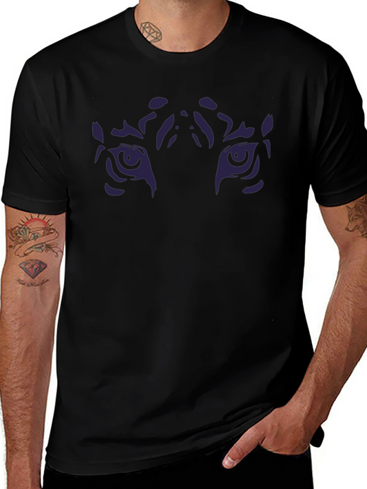 Midnight Tiger Eyes Black T-Shirt