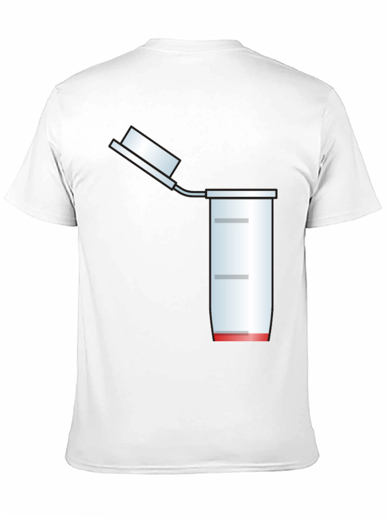 Funny Science T-Shirt: Lab Tube Humor