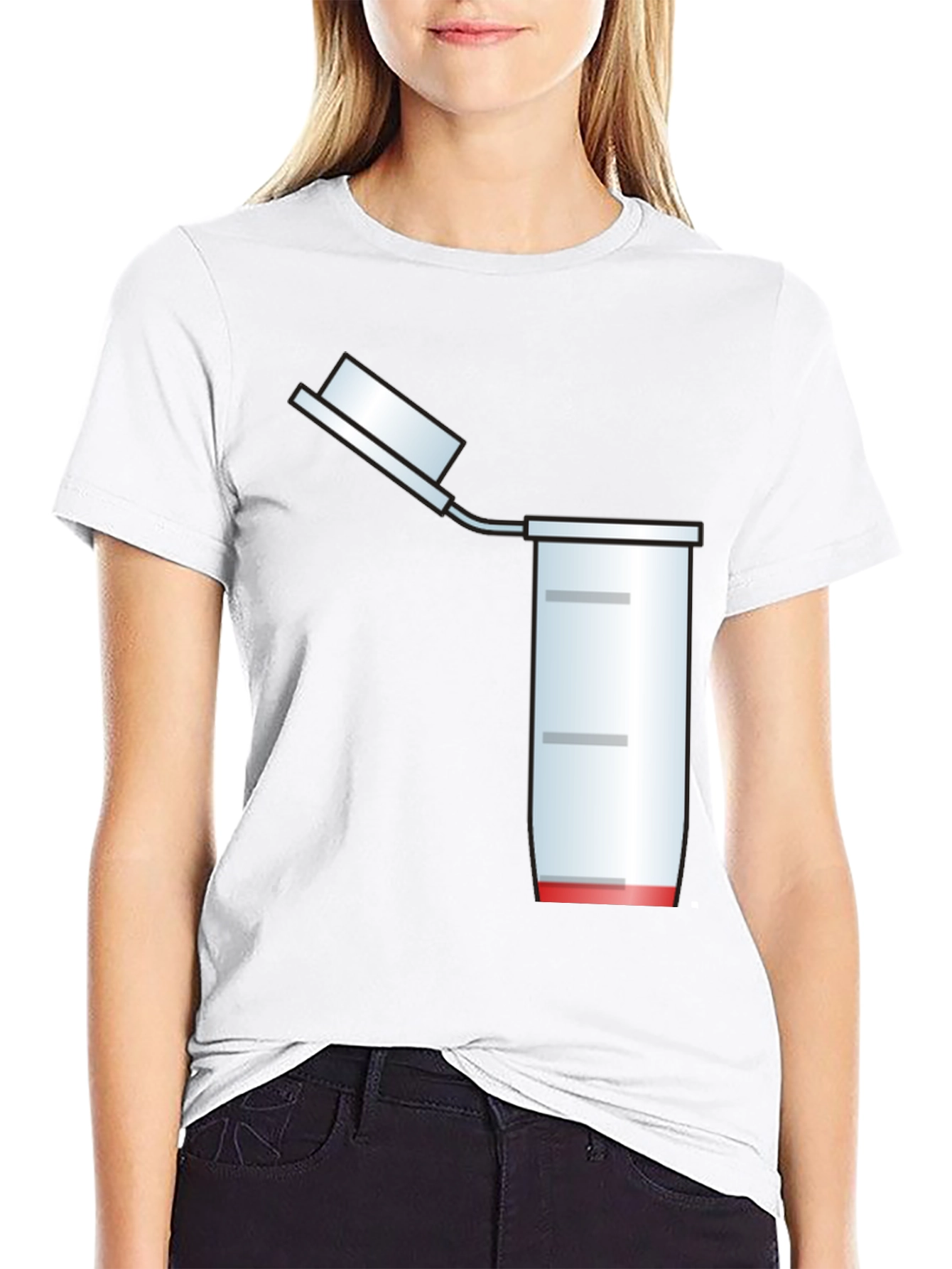 Funny Science T-Shirt: Lab Tube Humor