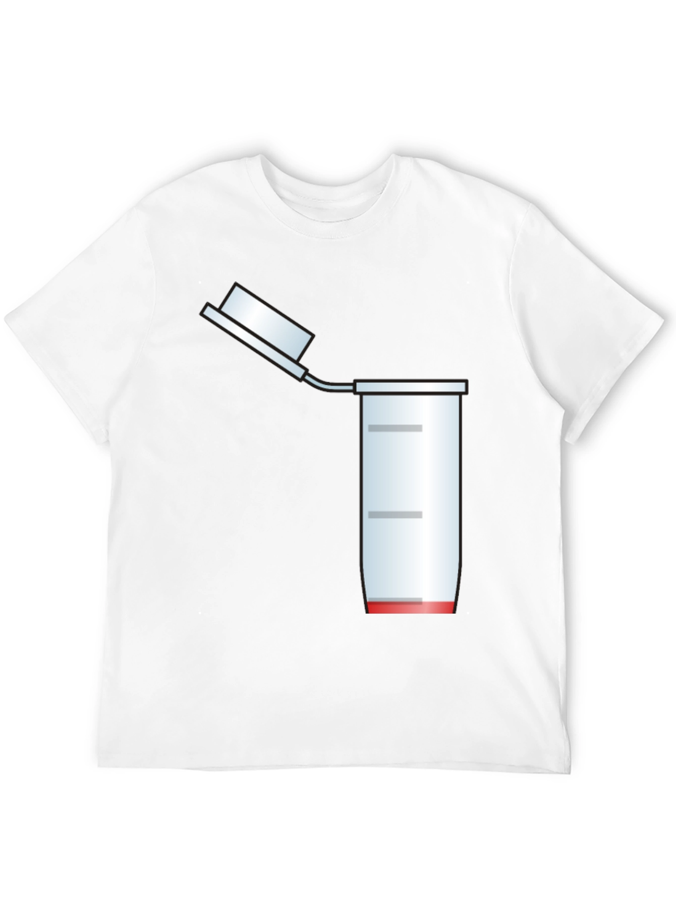 Funny Science T-Shirt: Lab Tube Humor
