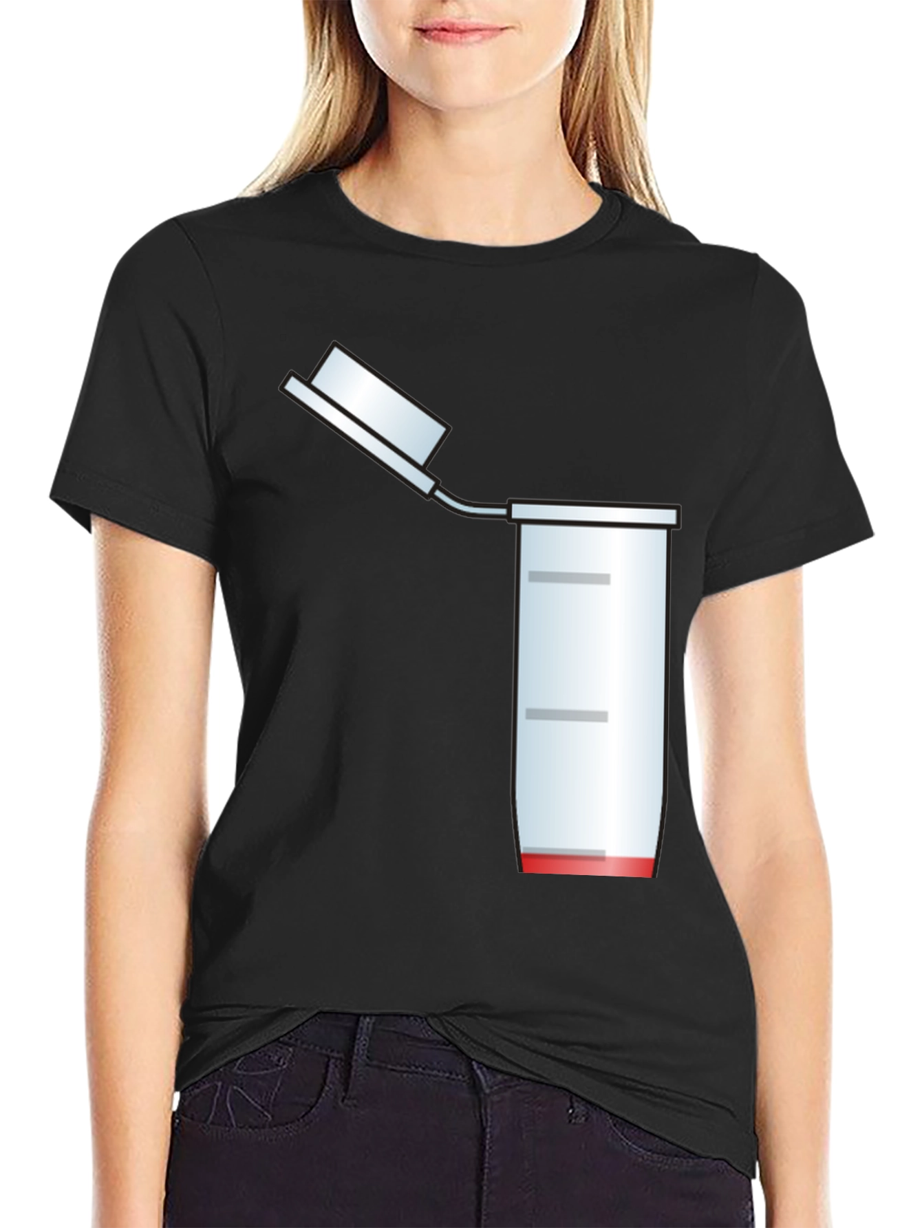 Funny Science T-Shirt: Lab Tube Humor