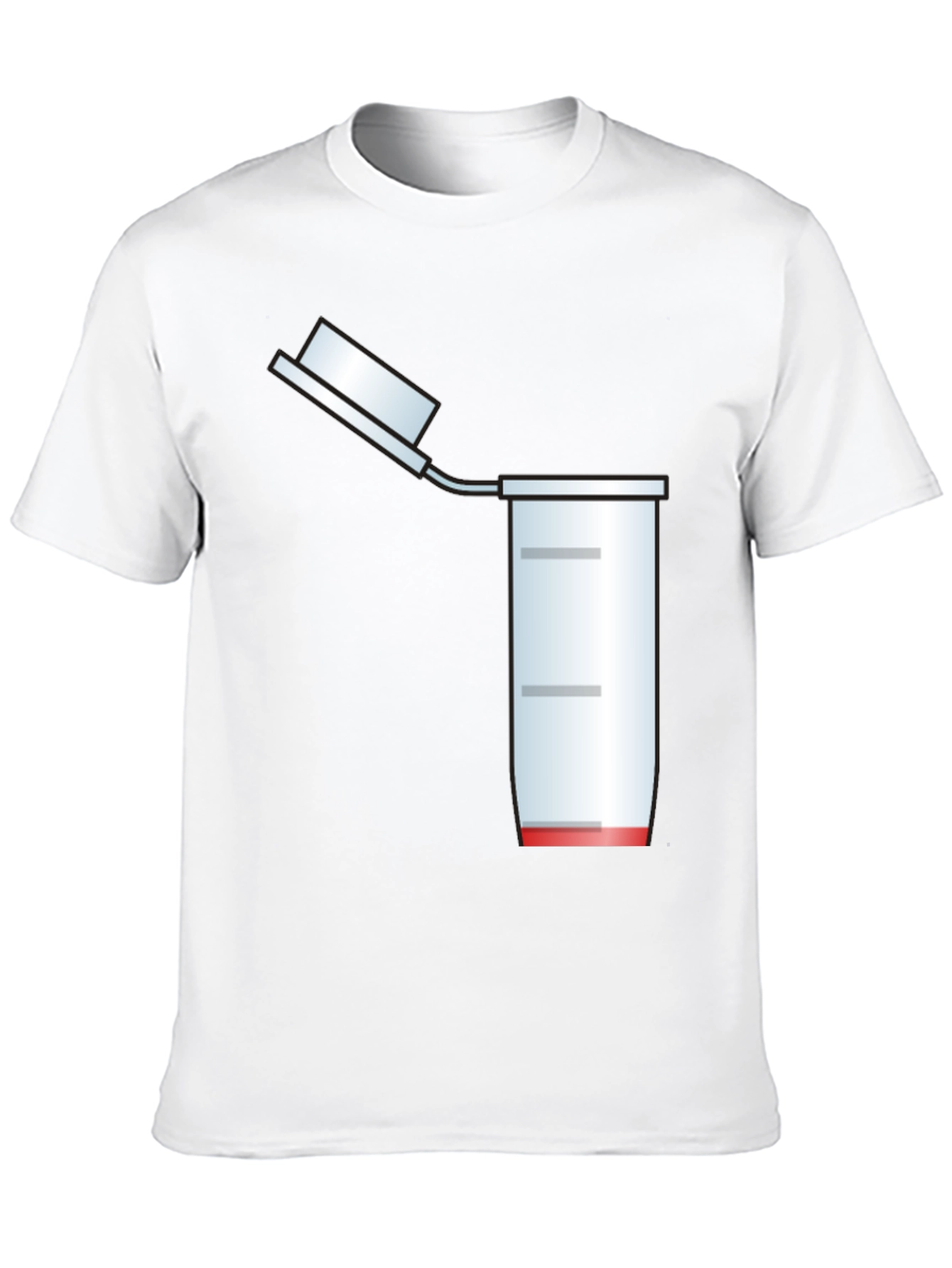 Funny Science T-Shirt: Lab Tube Humor
