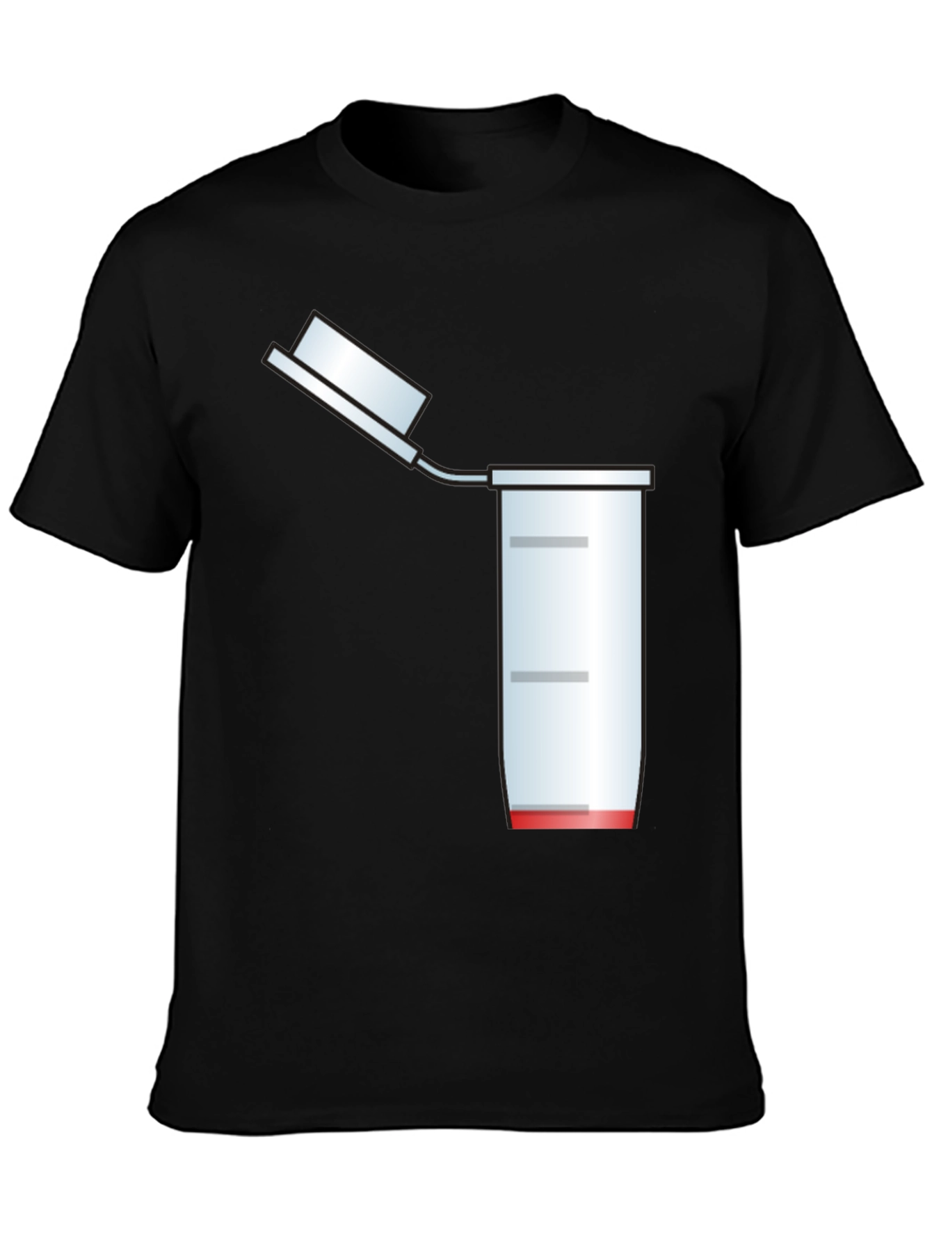 Funny Science T-Shirt: Lab Tube Humor