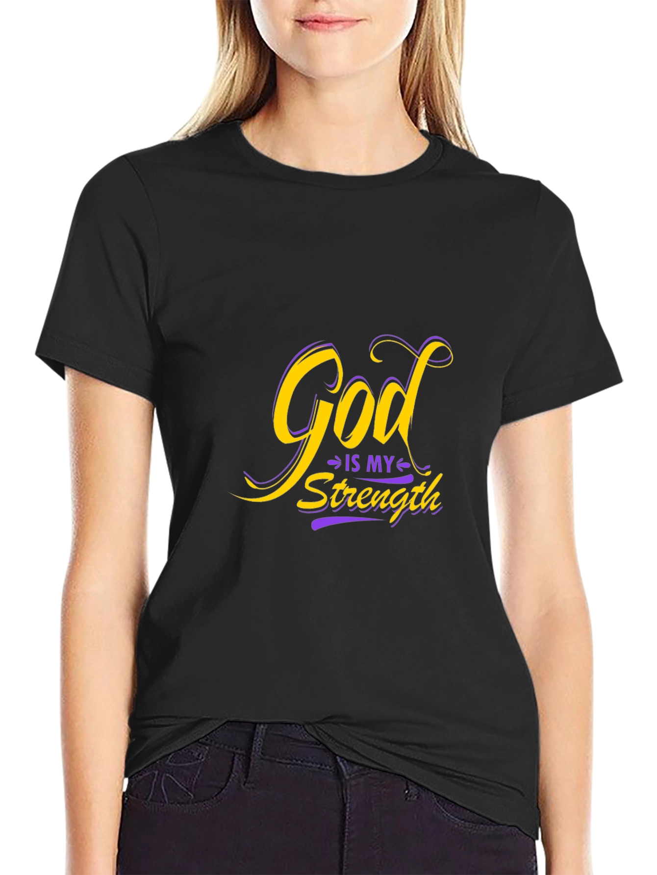 God is My Strength T-Shirt