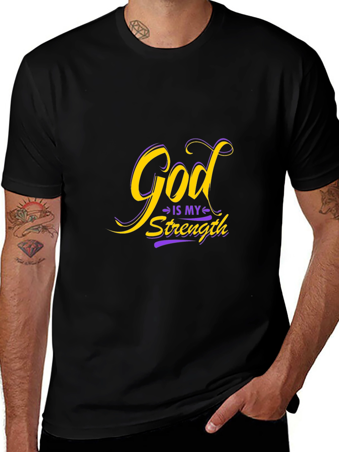God is My Strength T-Shirt