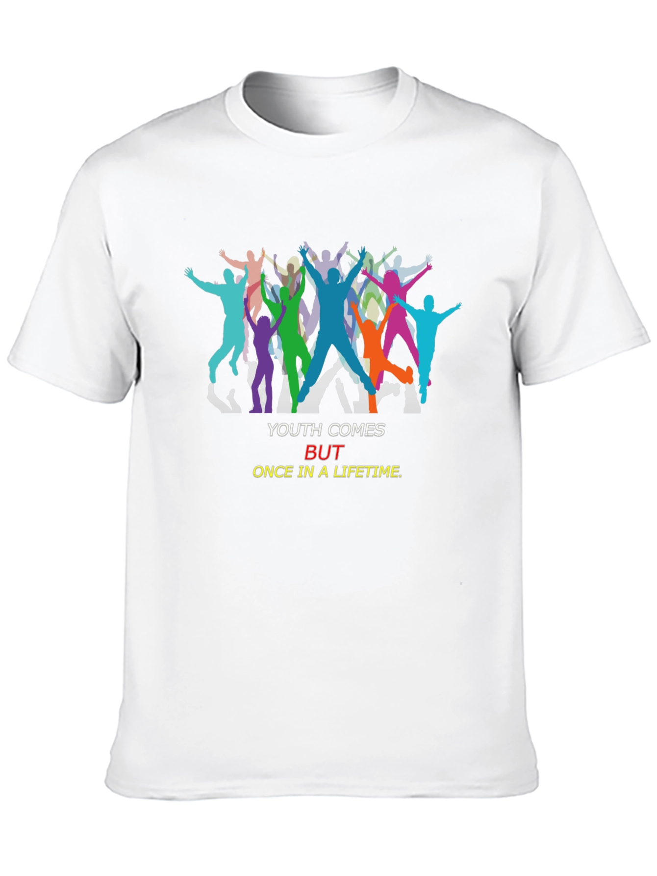 Youth Comes Once T-Shirt Unisex Black Tee