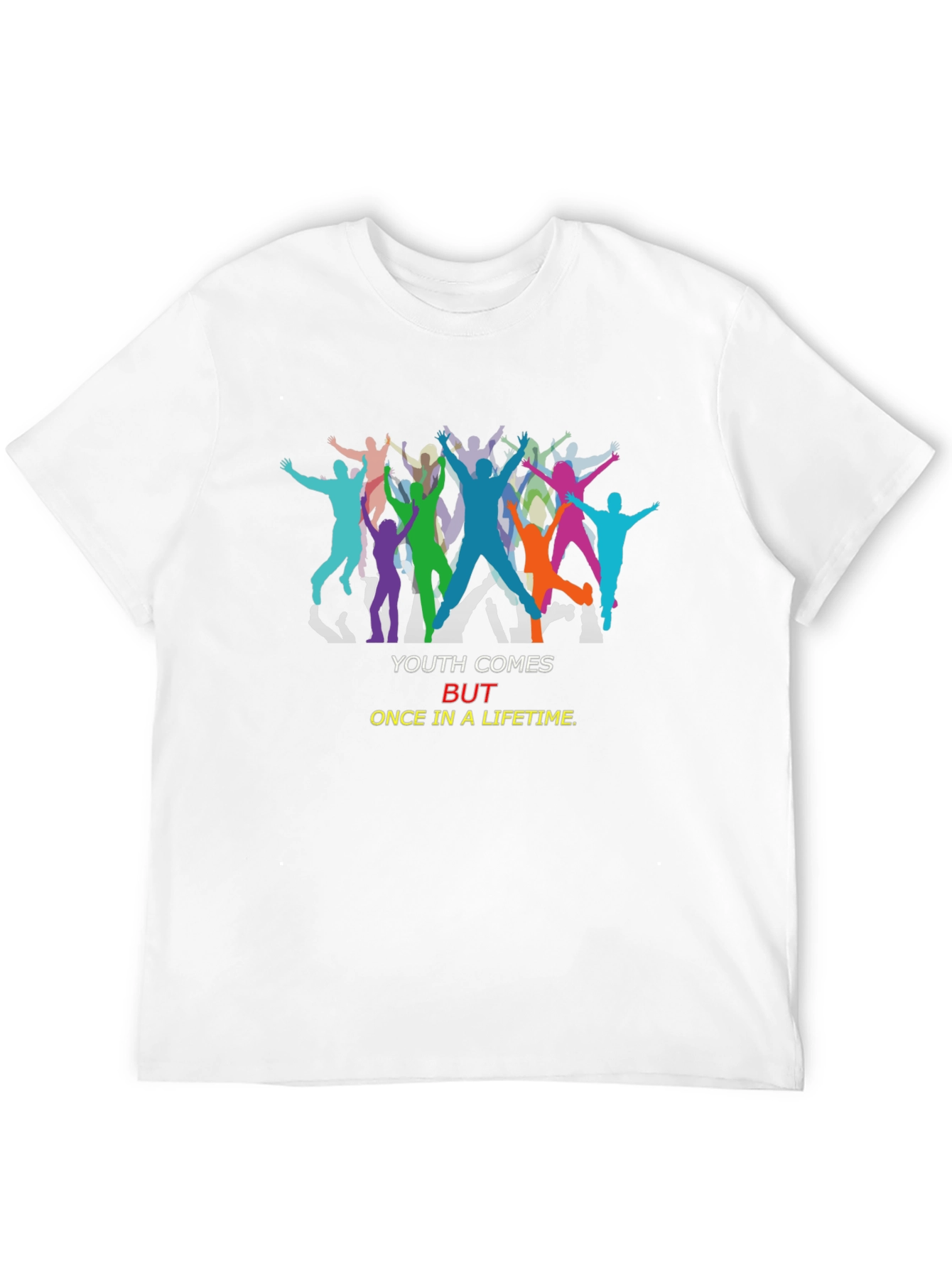 Youth Comes Once T-Shirt Unisex Black Tee