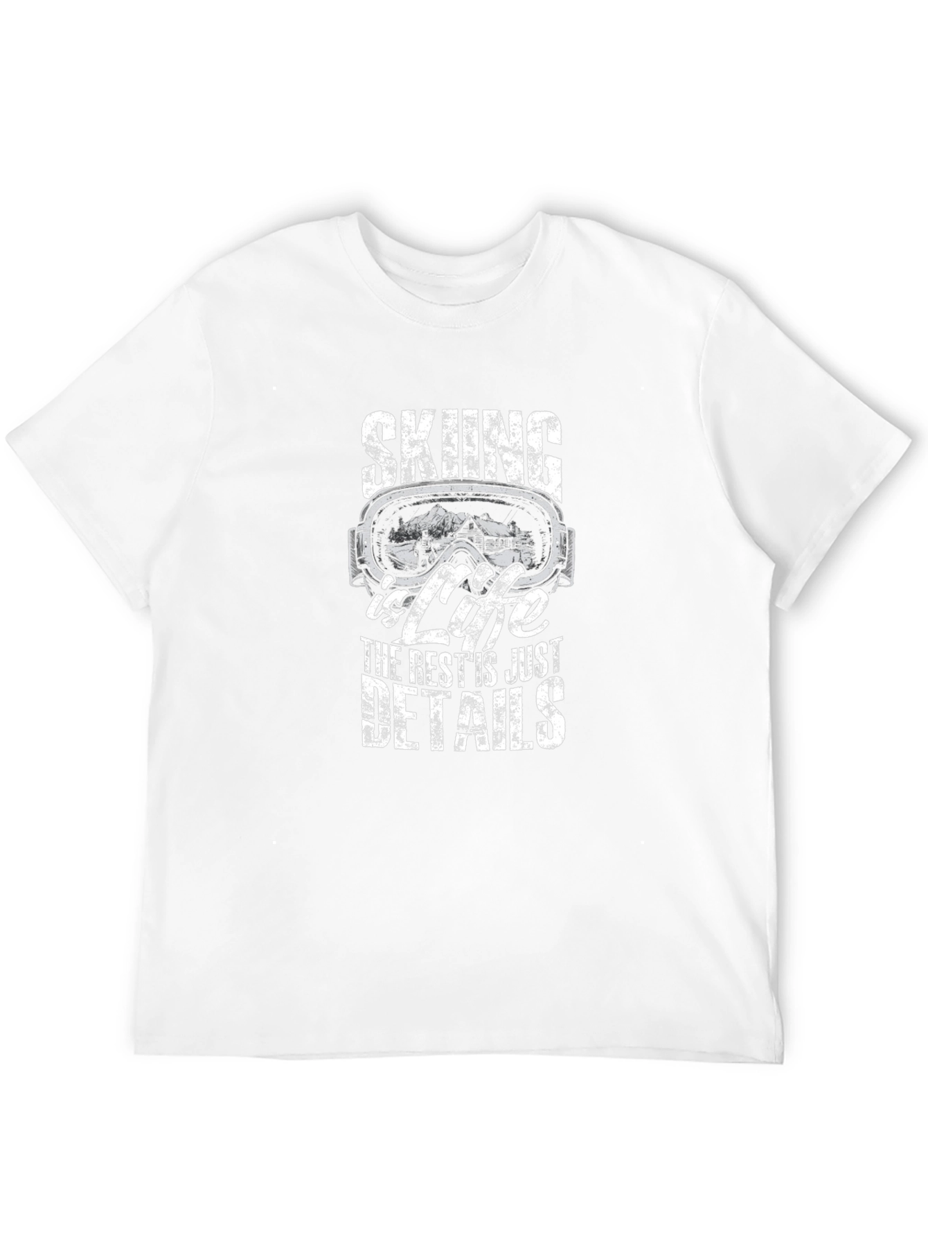 Skiing is Life Graphic T-Shirt