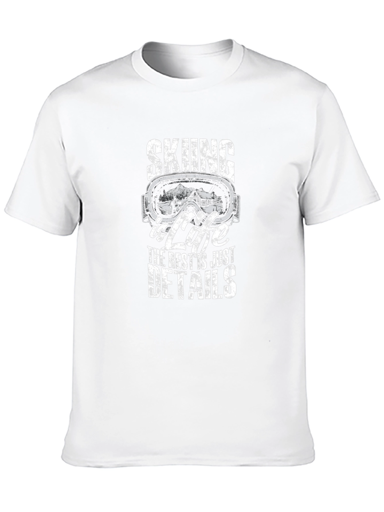Skiing is Life Graphic T-Shirt