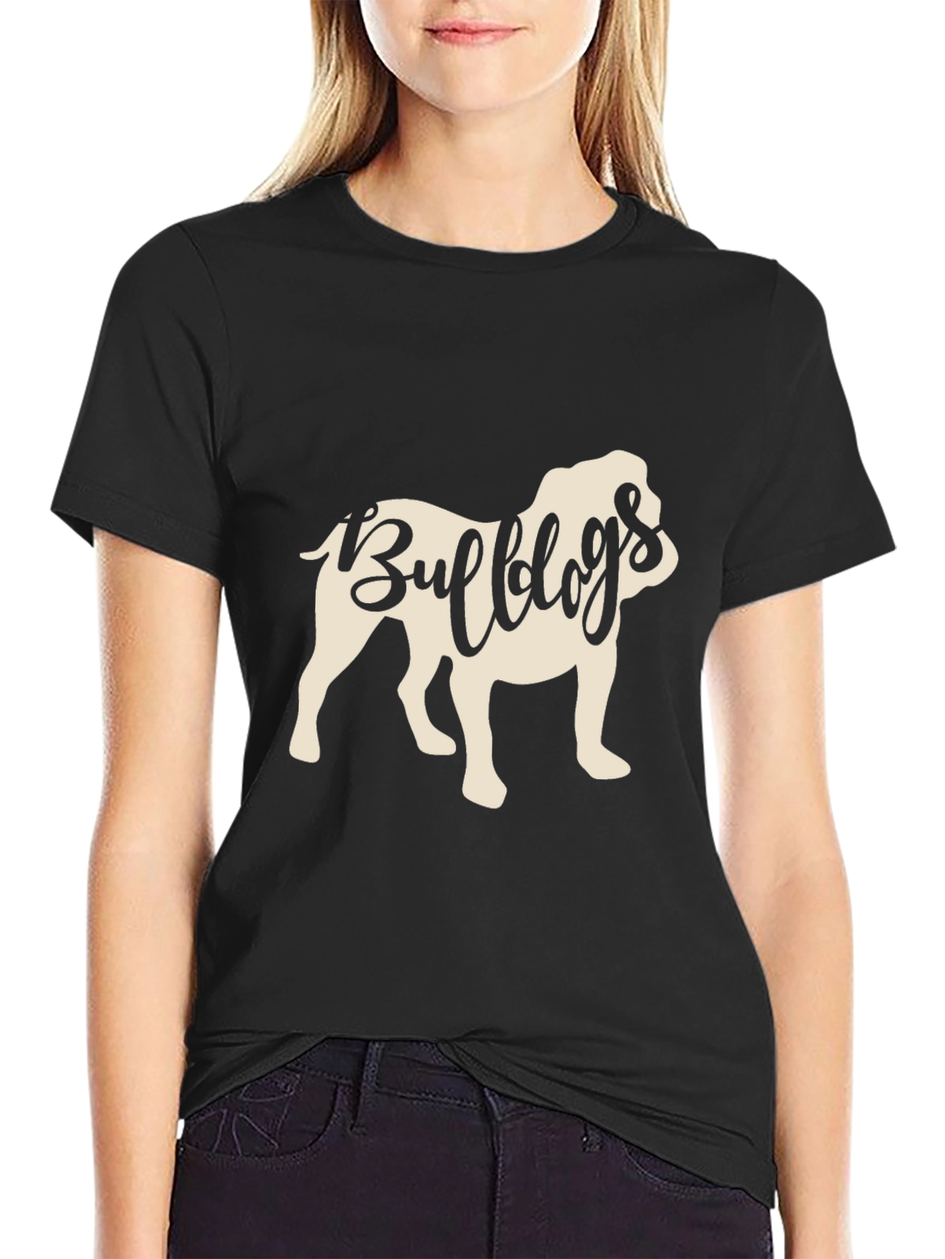 Bulldogs Graphic T-Shirt - Black