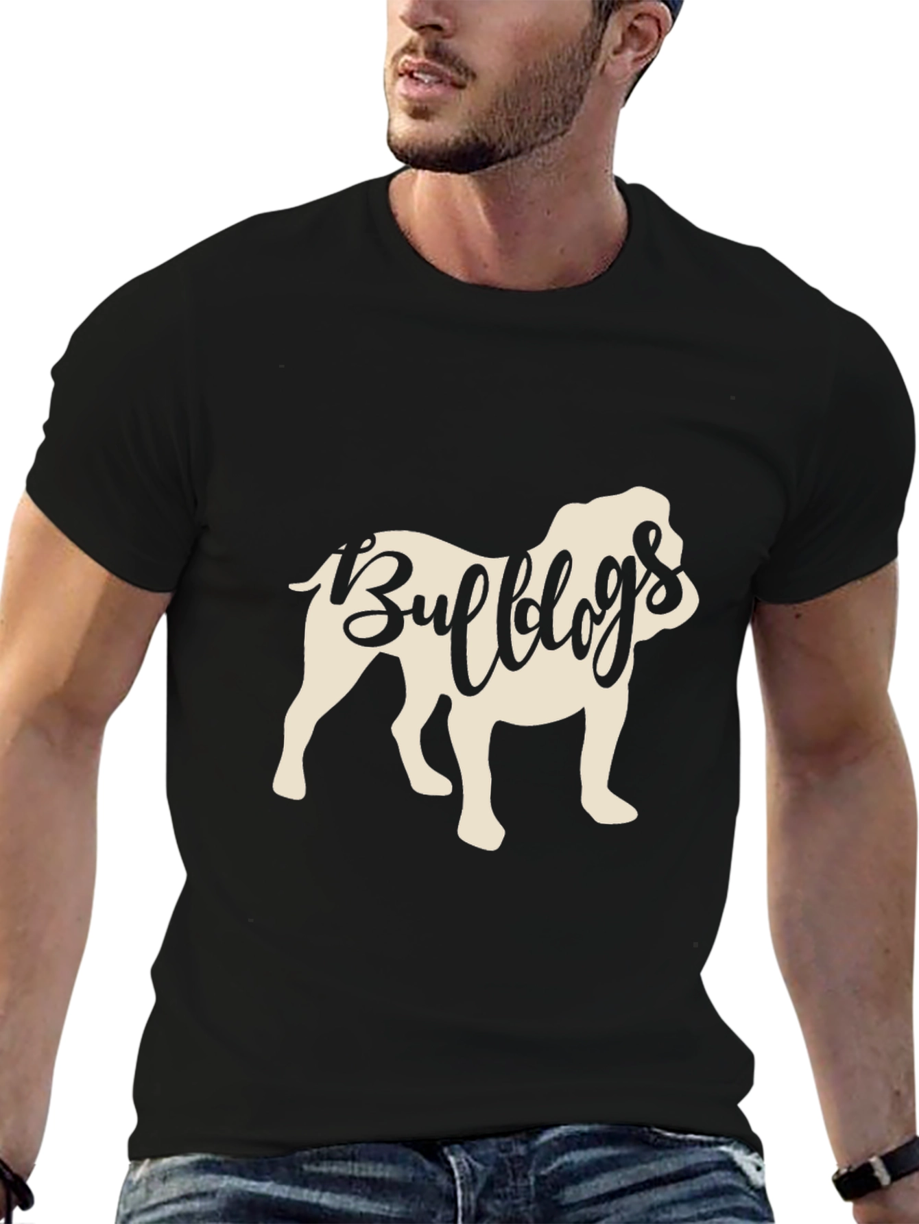 Bulldogs Graphic T-Shirt - Black