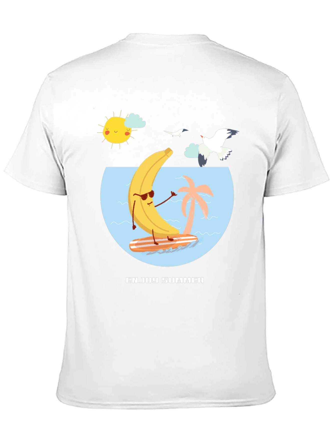 Enjoy Summer Banana Surf T-Shirt