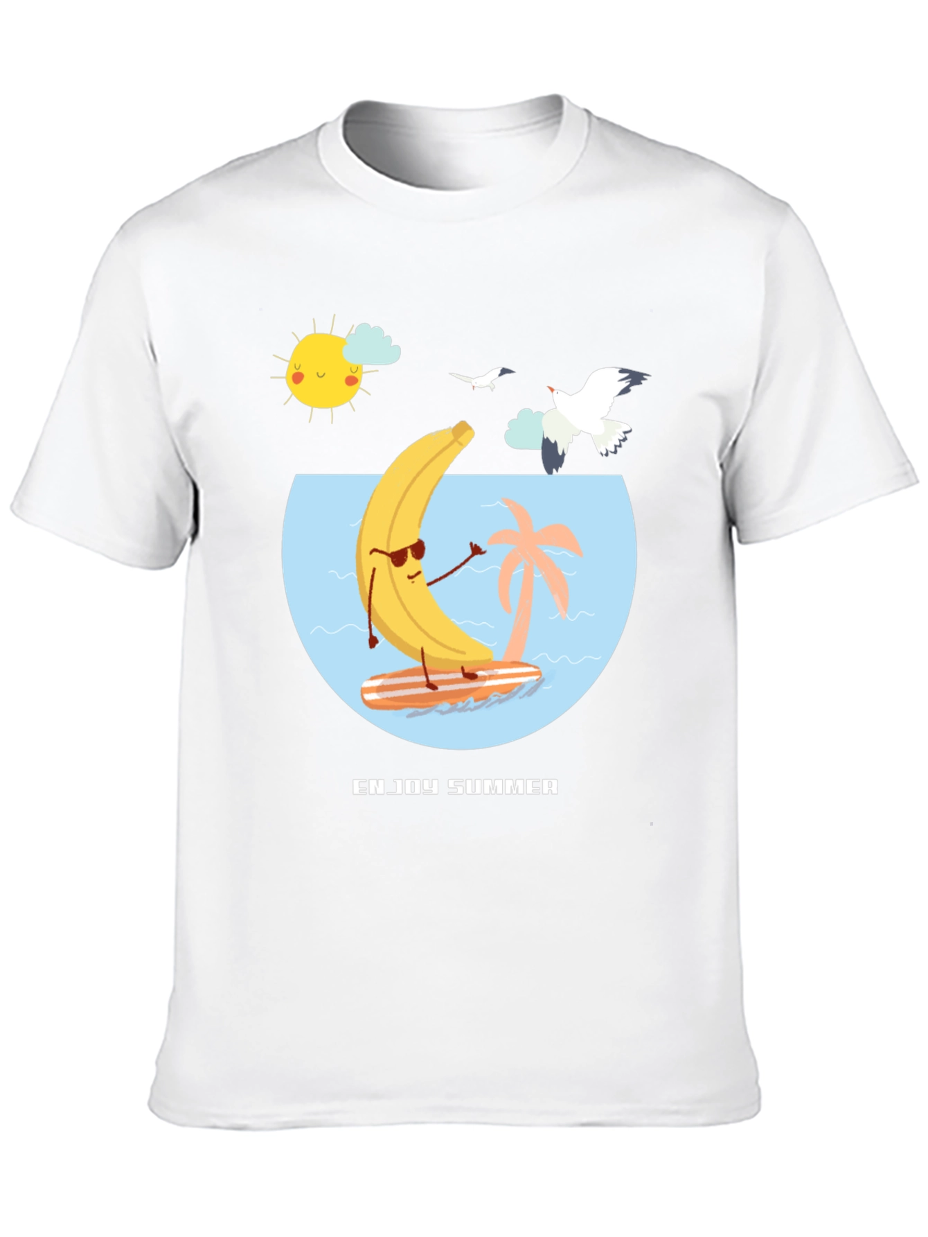 Enjoy Summer Banana Surf T-Shirt