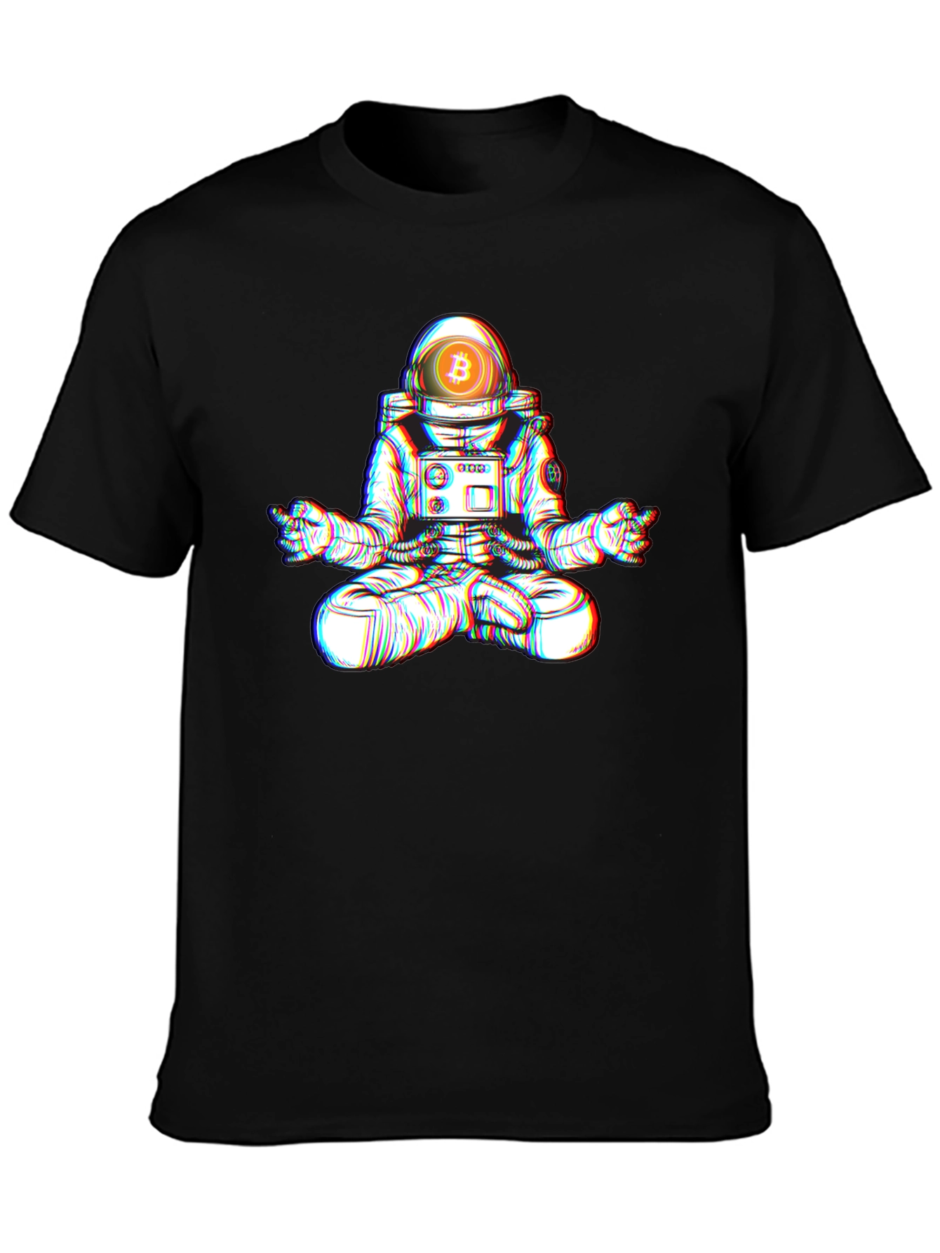 Bitcoin Astronaut Meditation T-Shirt