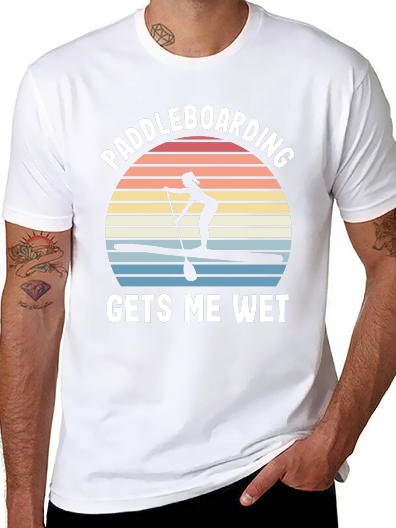 Paddleboarding Gets Me Wet T-Shirt - Unisex