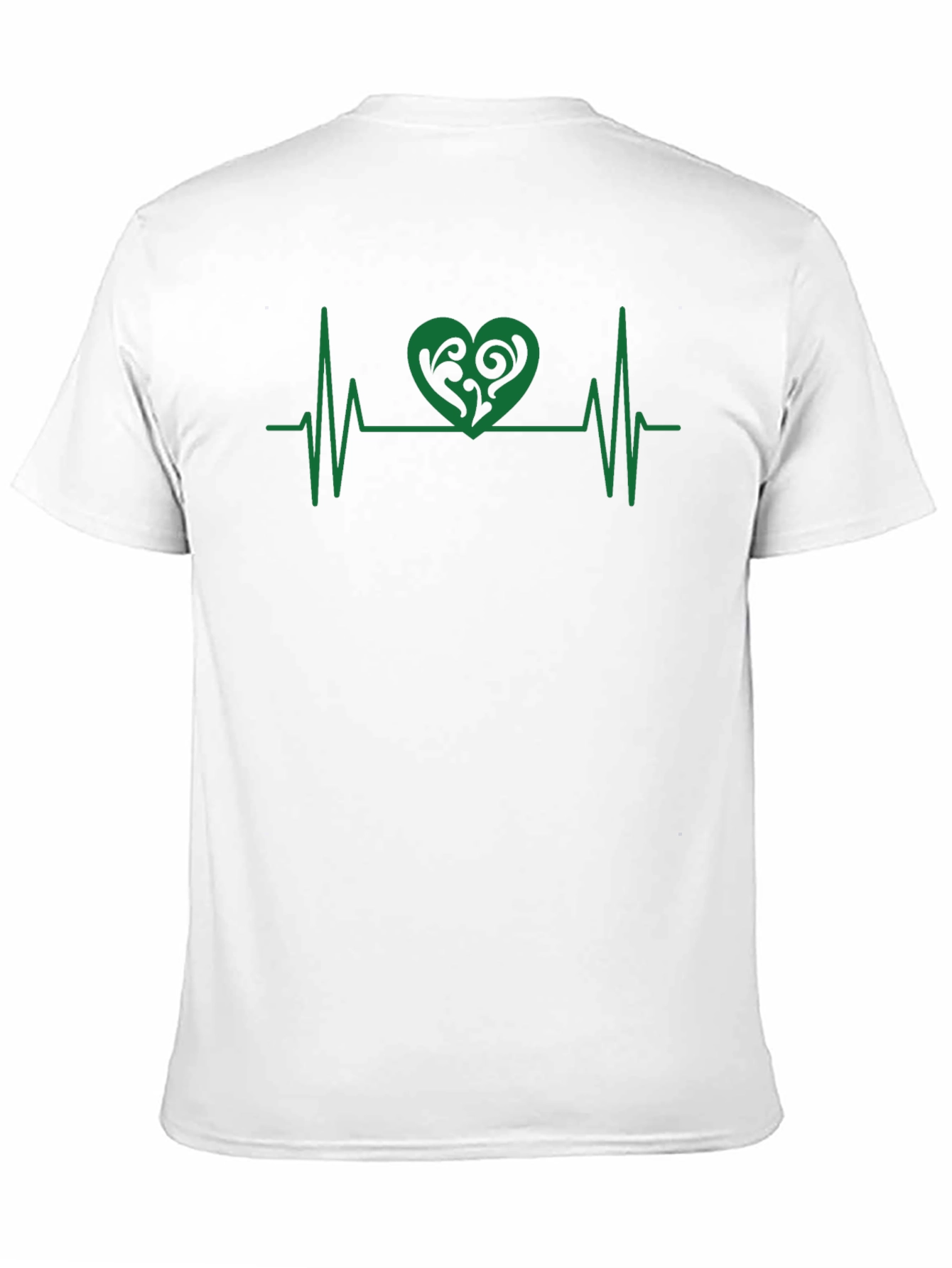 Heartbeat Heart Design T-Shirt