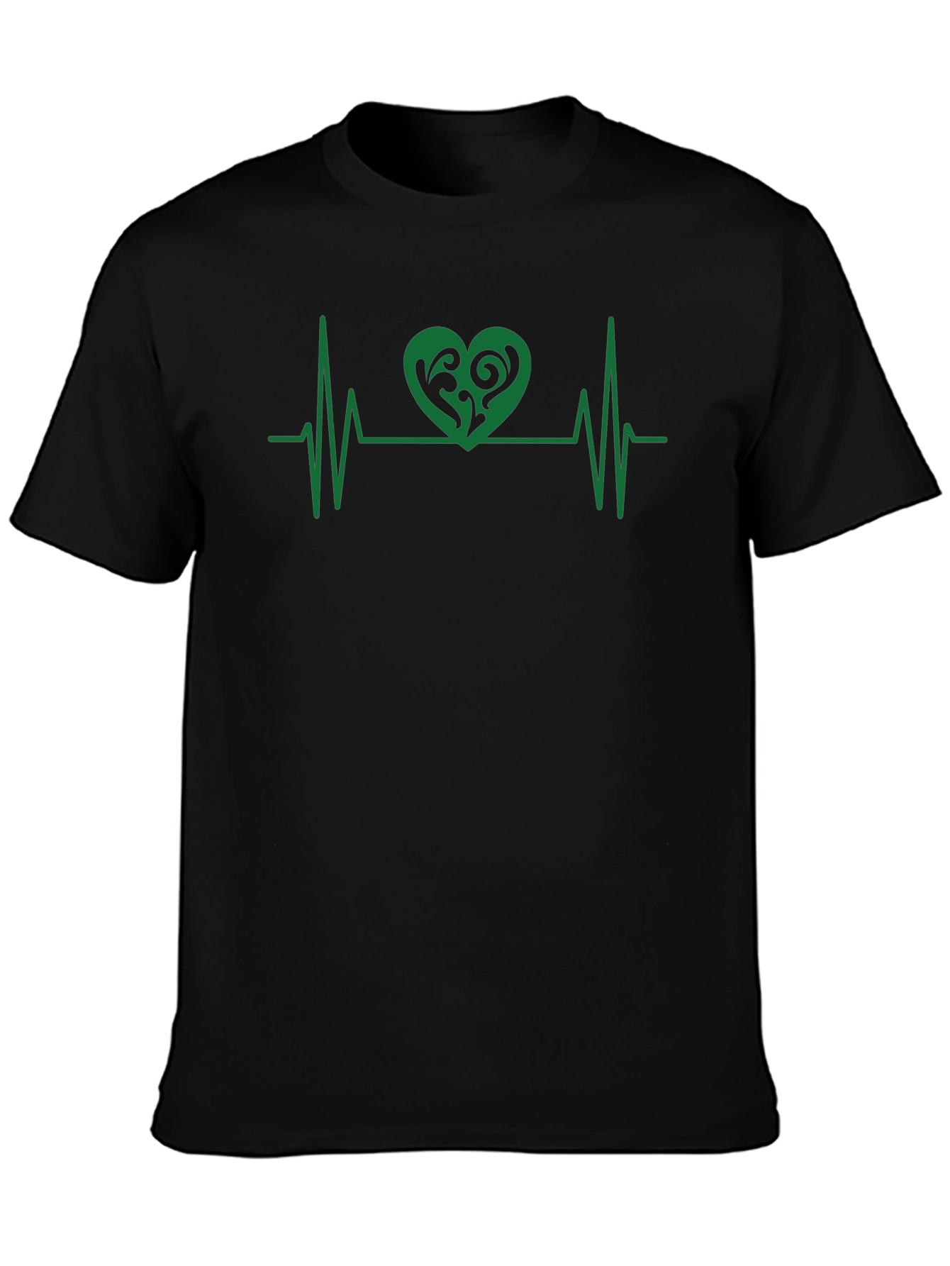 Heartbeat Heart Design T-Shirt