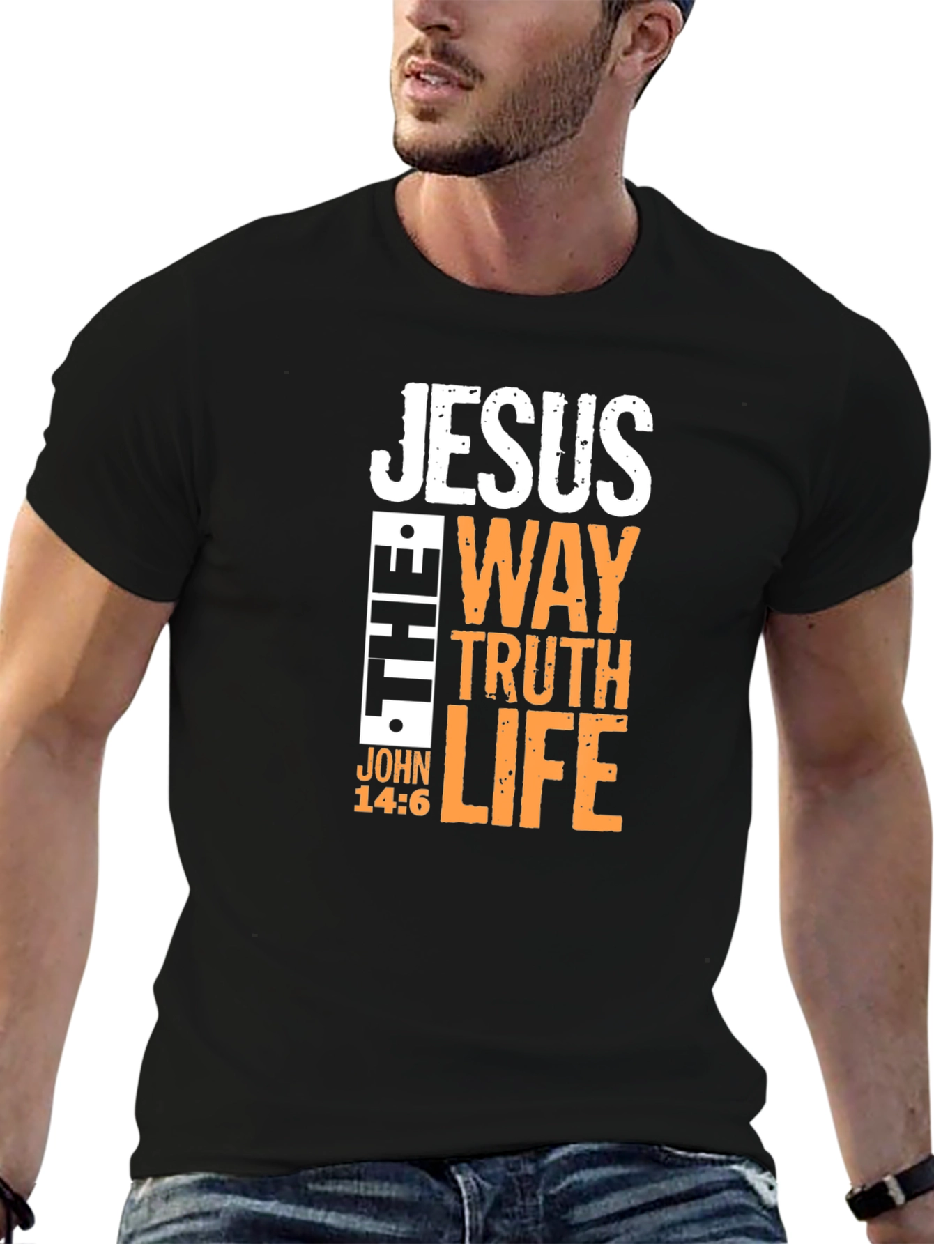 Jesus The Way Truth Life T-Shirt - Christian Apparel