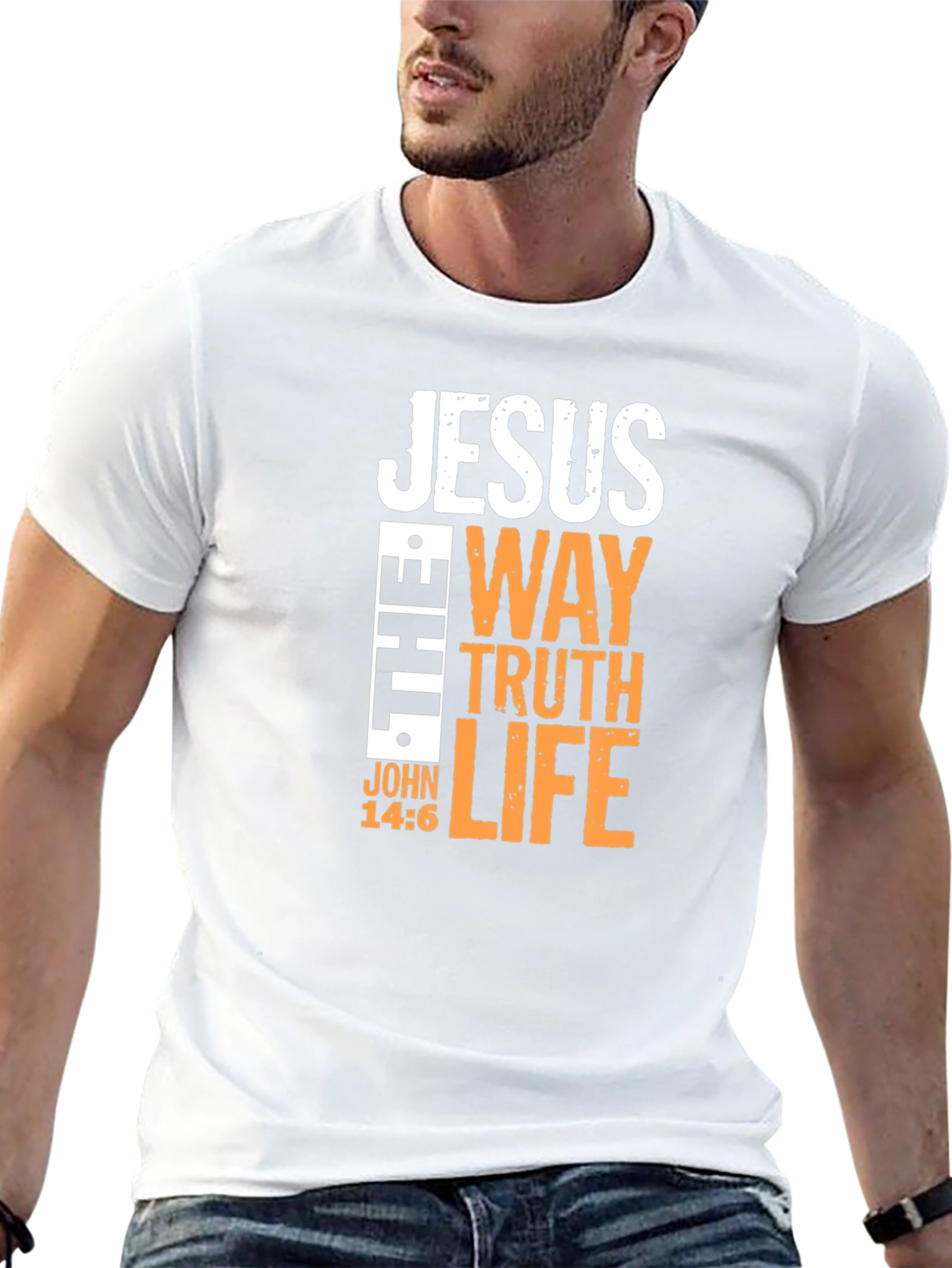 Jesus The Way Truth Life T-Shirt - Christian Apparel