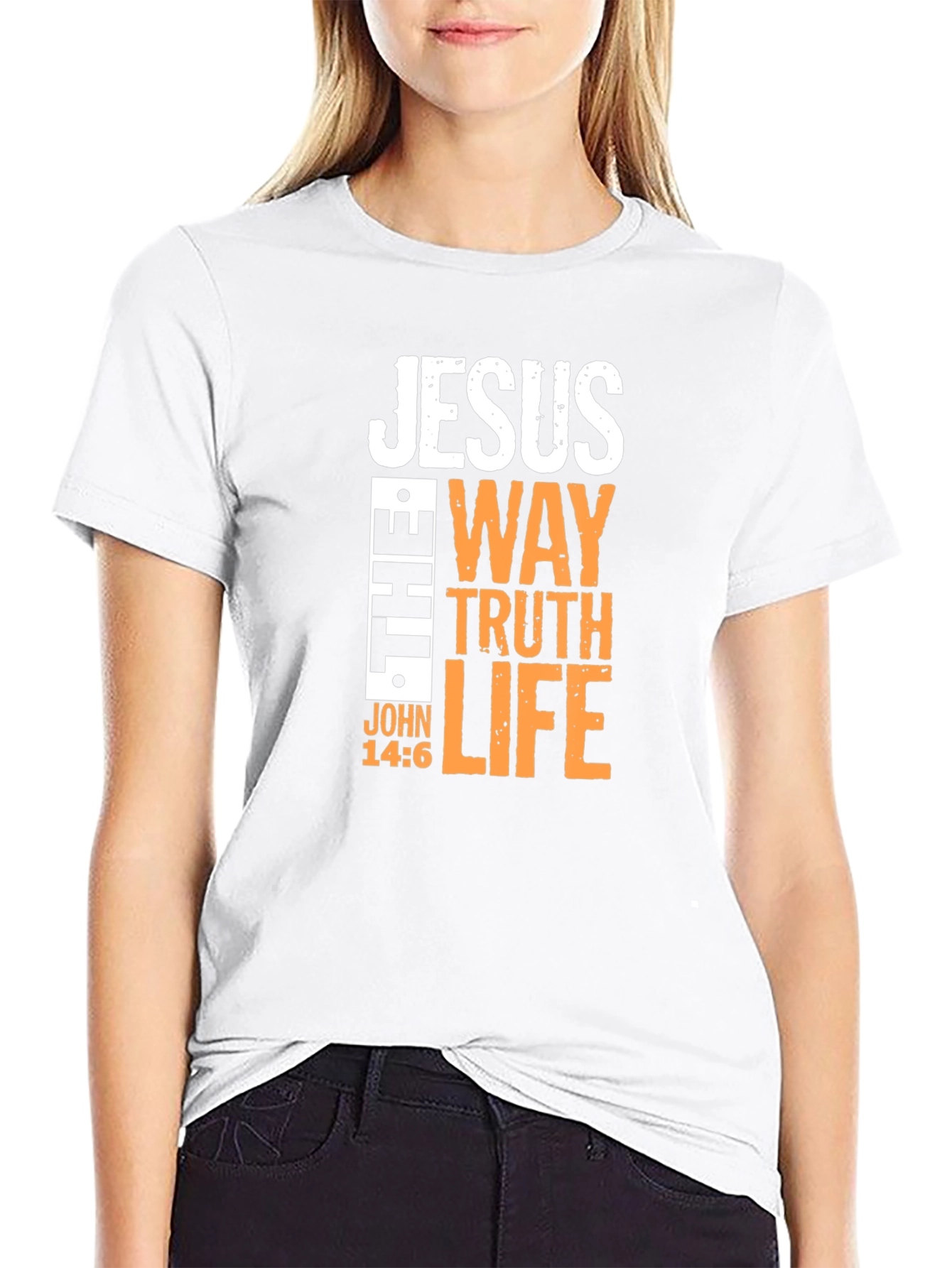 Jesus The Way Truth Life T-Shirt - Christian Apparel