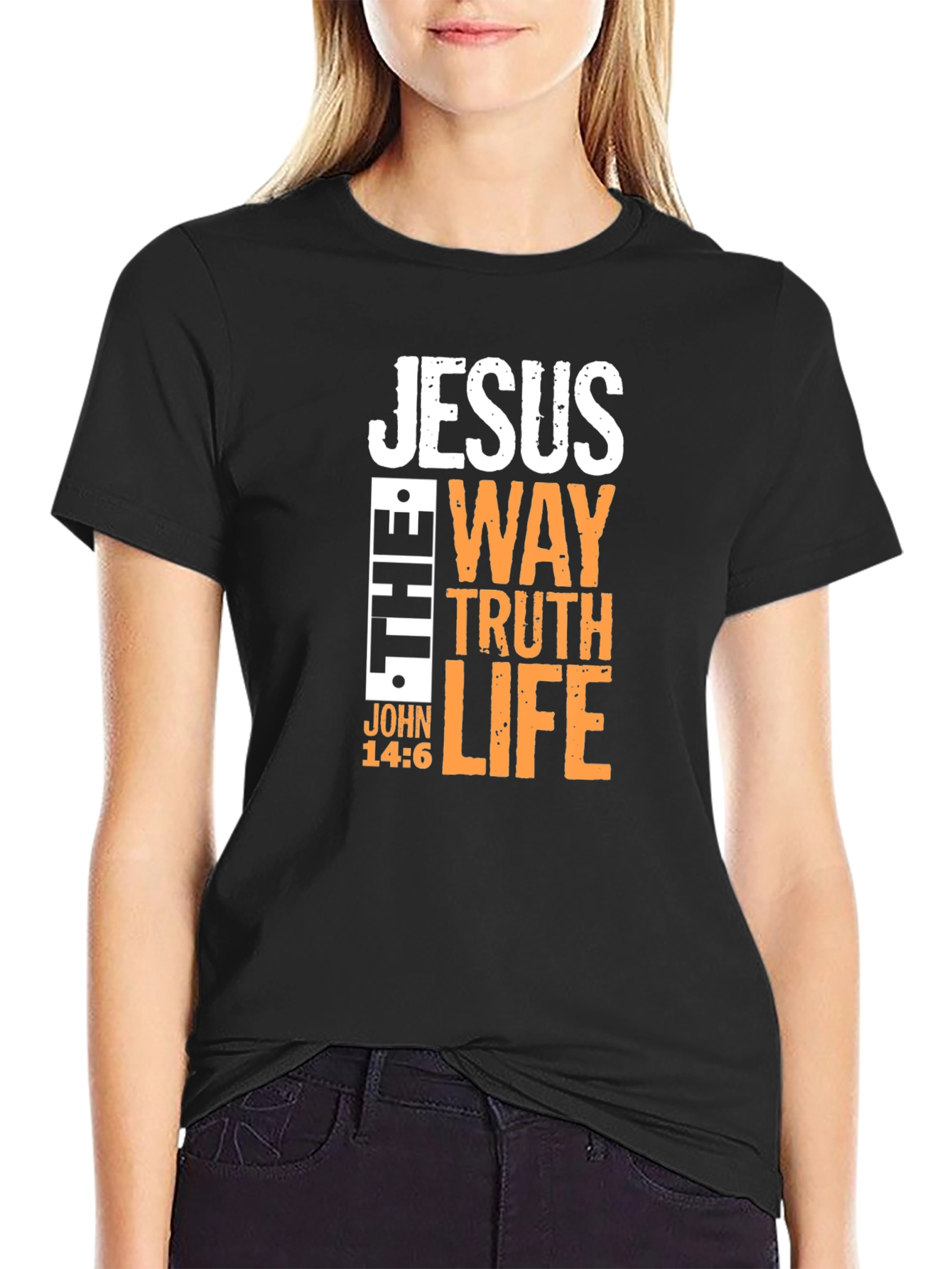Jesus The Way Truth Life T-Shirt - Christian Apparel
