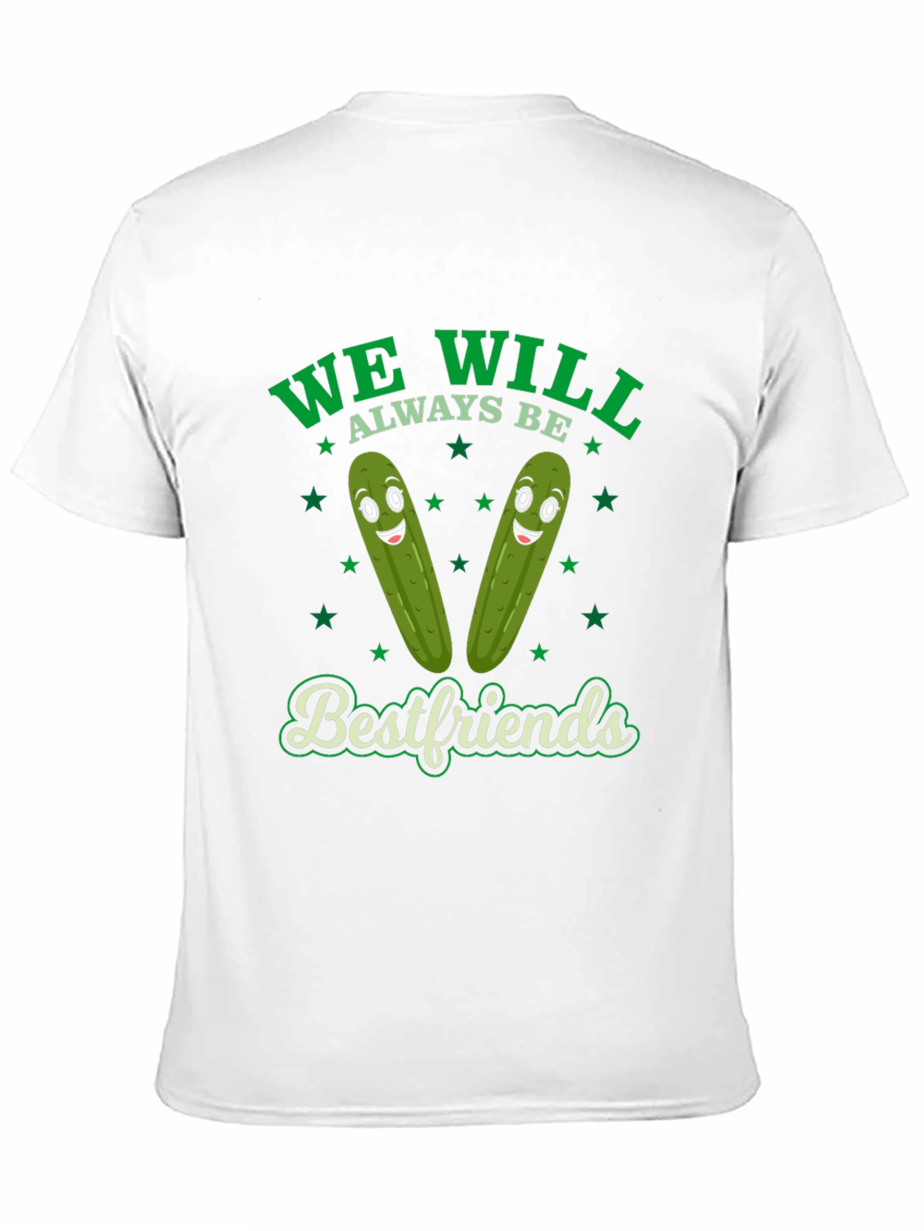 Funny Pickle Best Friends Graphic T-Shirt