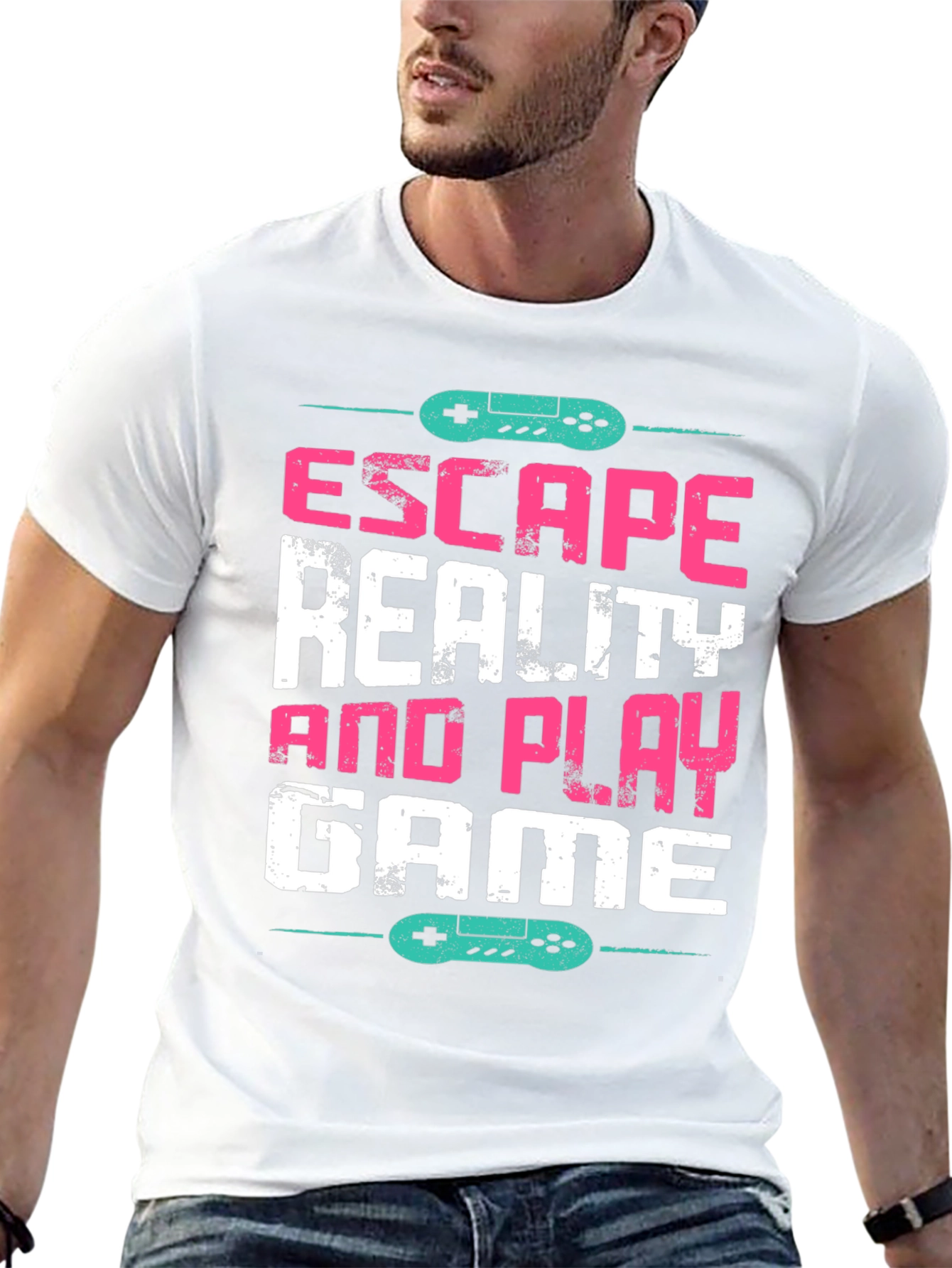 Escape Reality and Play Game T-Shirt