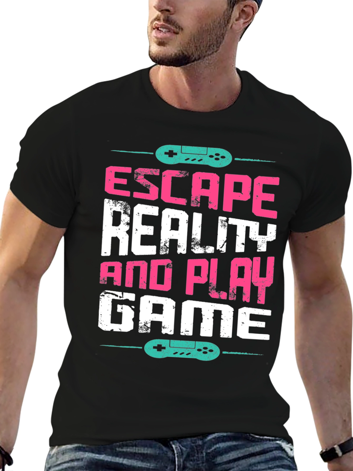 Escape Reality and Play Game T-Shirt