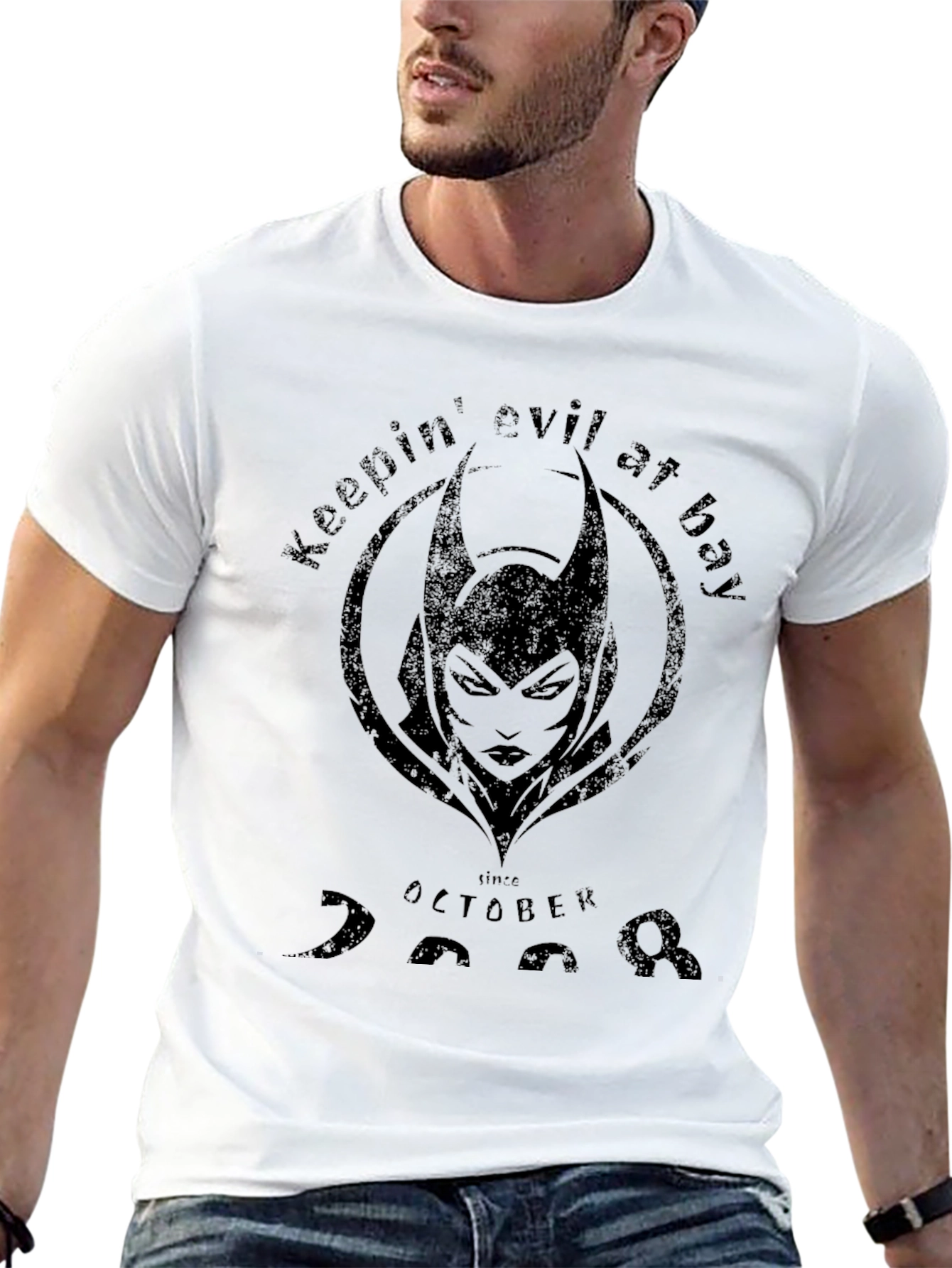 Keepin Evil at Bay Tee - Since October 2008