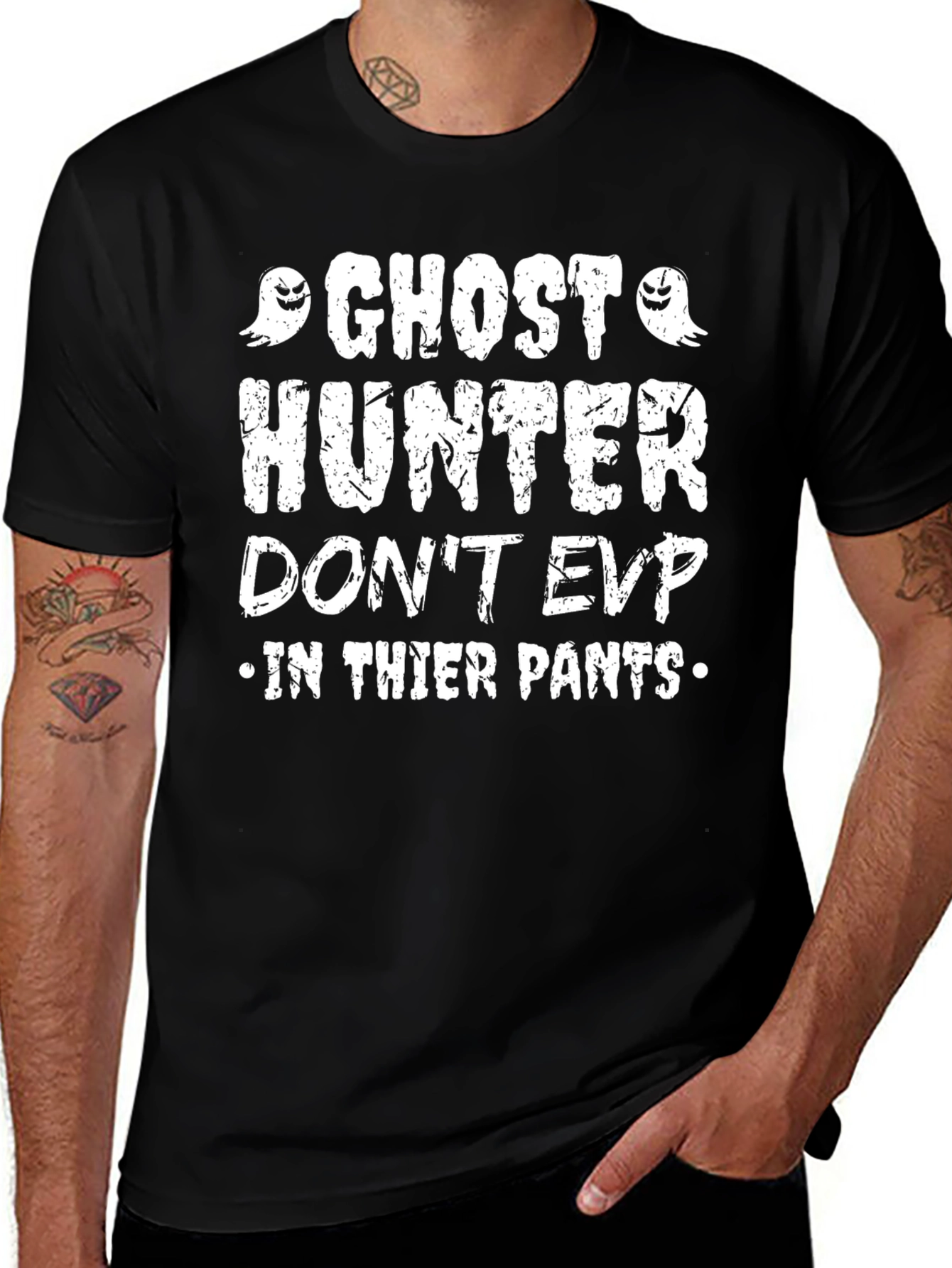 Ghost Hunter Black T-Shirt