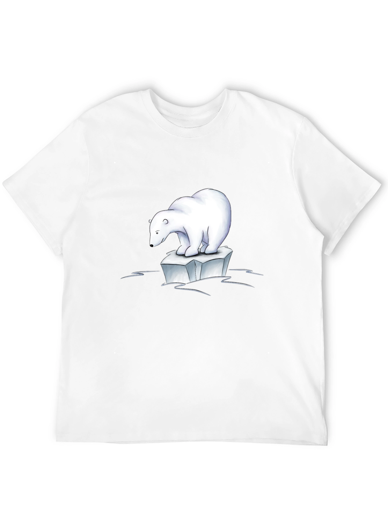 Polar Bear Iceberg Graphic Tee - Black