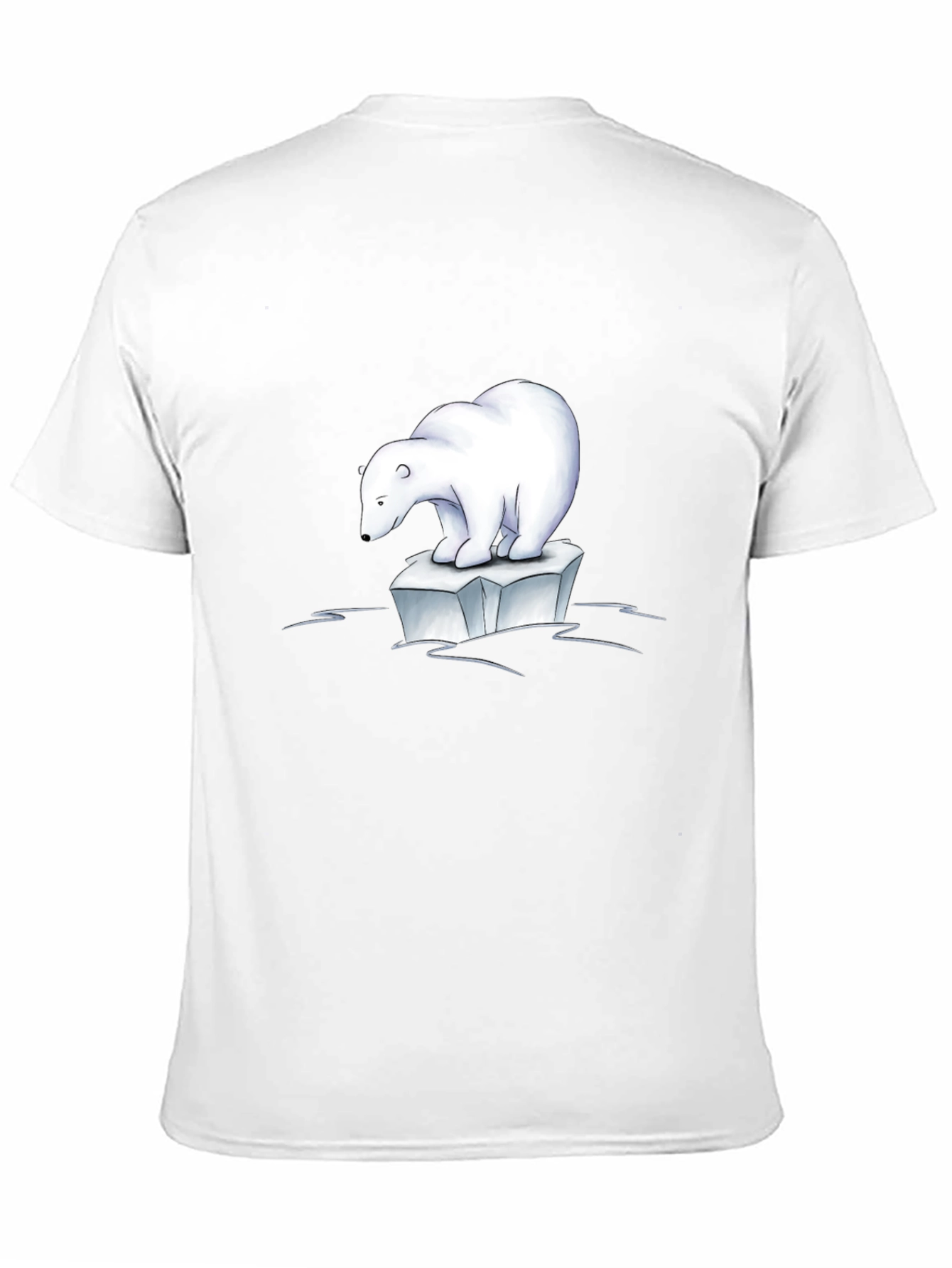 Polar Bear Iceberg Graphic Tee - Black