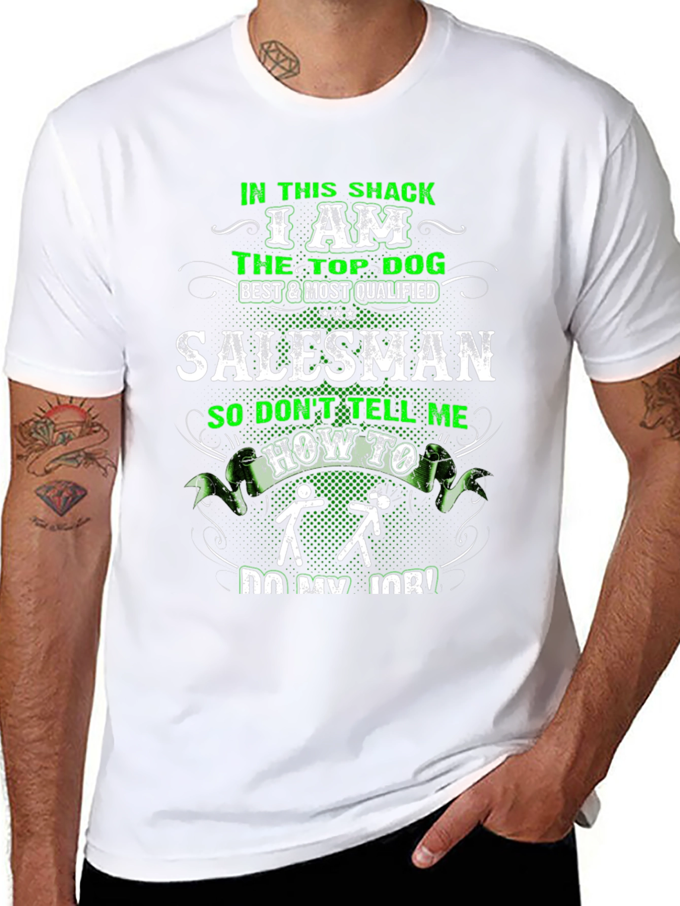 Top Dog Salesman Graphic T-Shirt