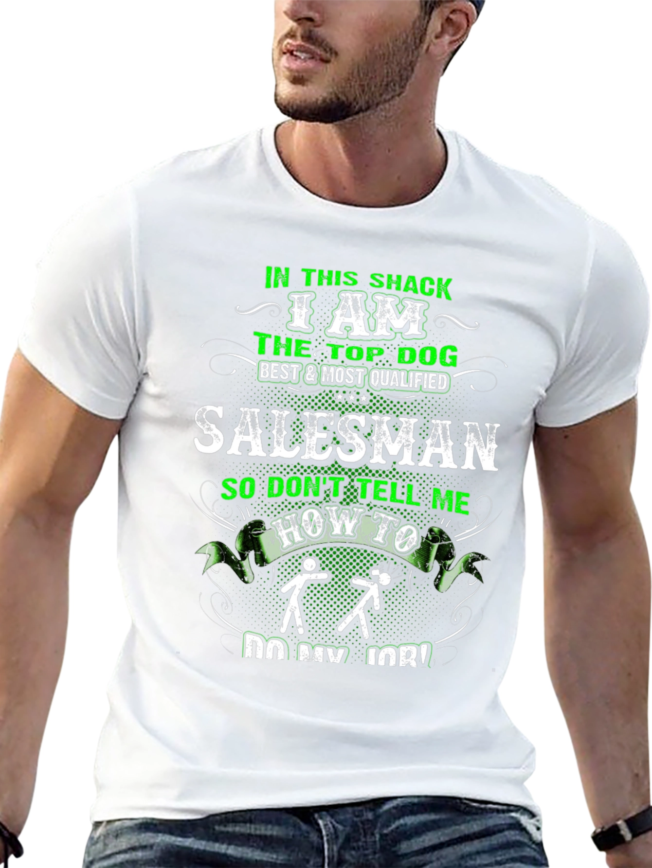 Top Dog Salesman Graphic T-Shirt