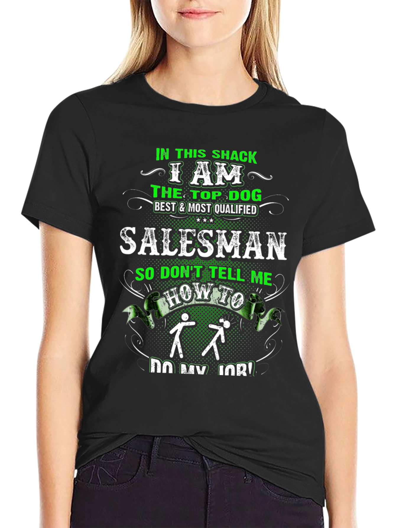 Top Dog Salesman Graphic T-Shirt