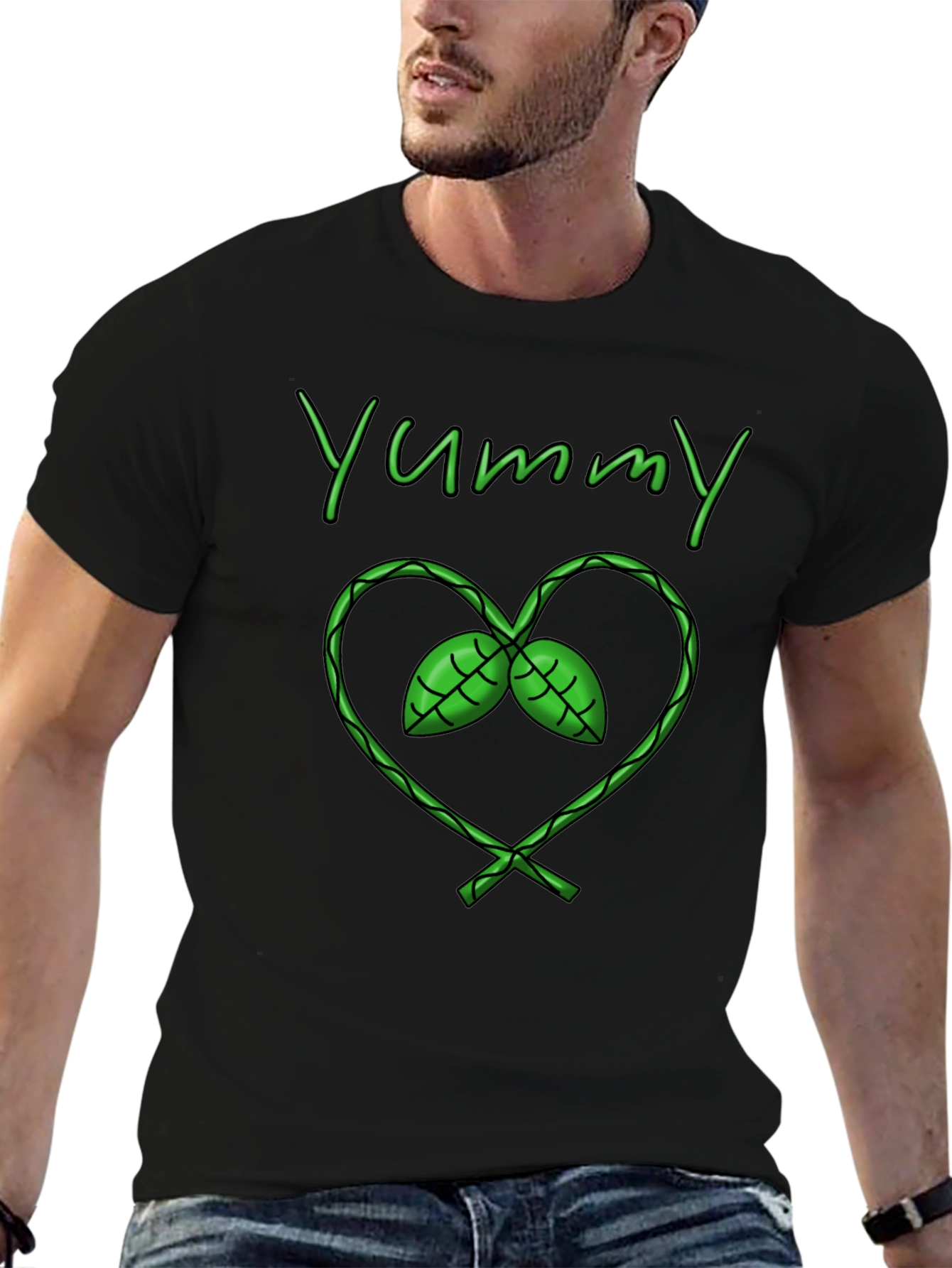 Yummy Hop Heart Graphic T-Shirt