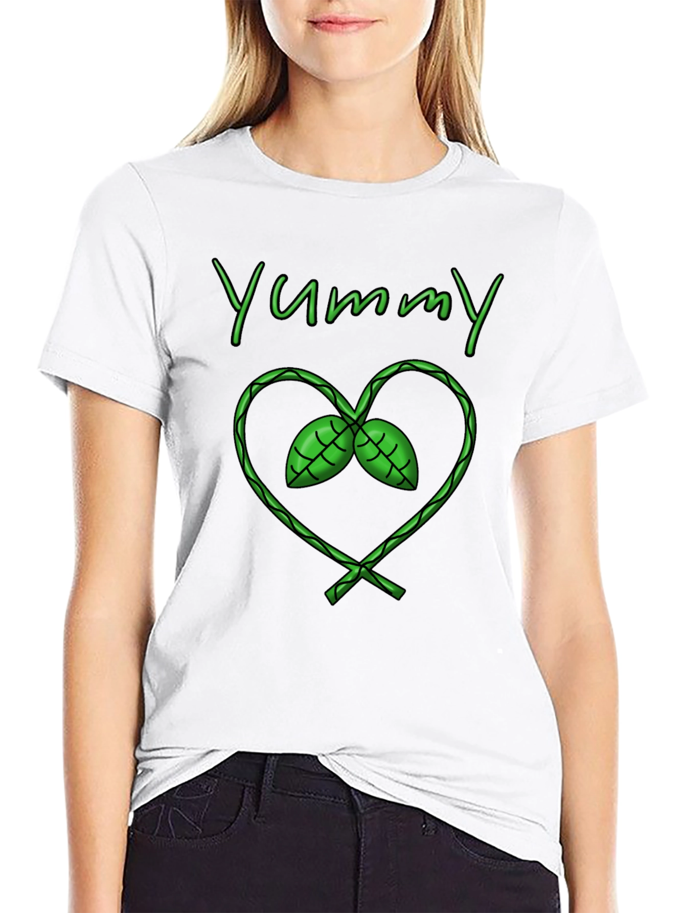 Yummy Hop Heart Graphic T-Shirt