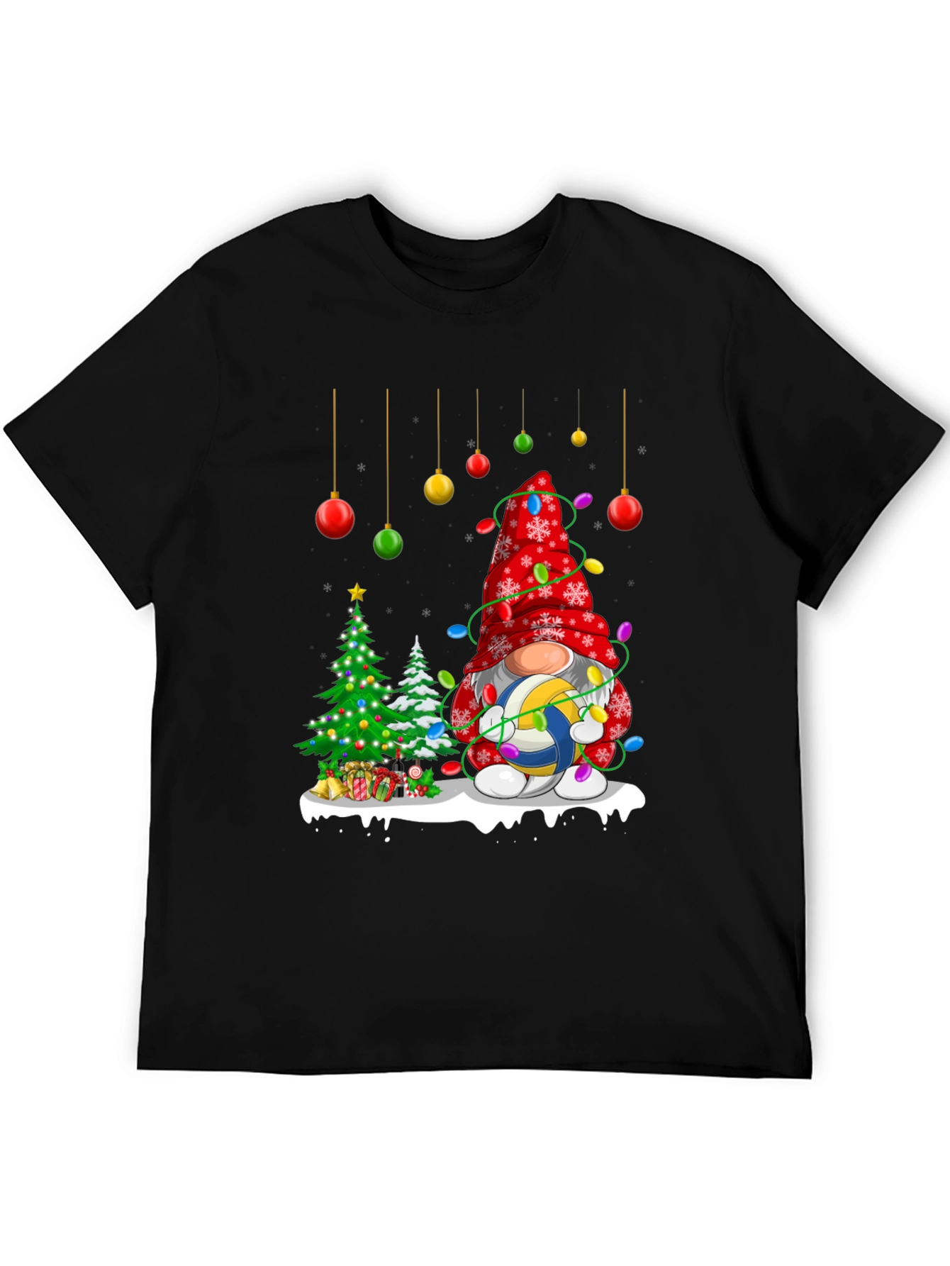 Christmas Volleyball Gnome T-Shirt