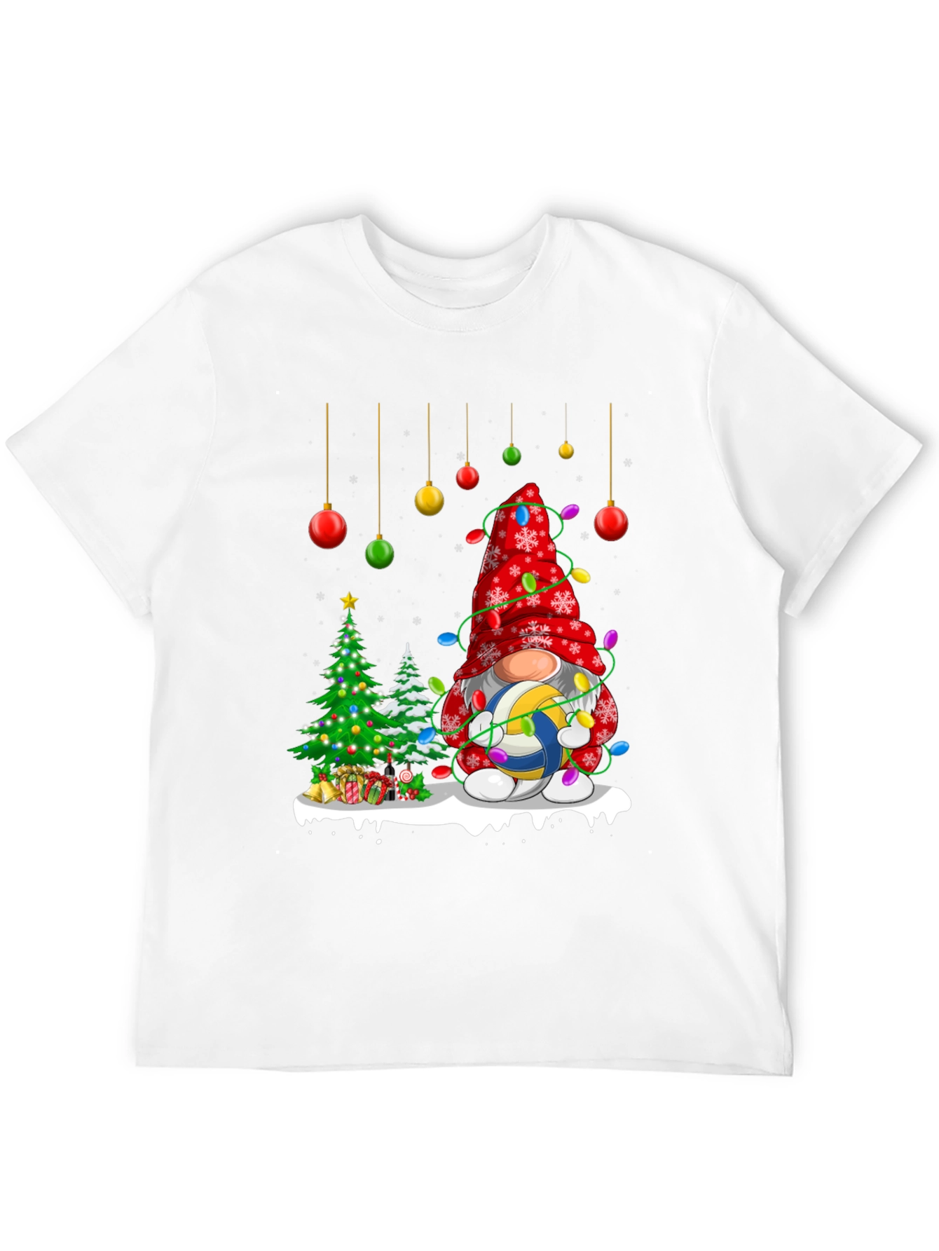 Christmas Volleyball Gnome T-Shirt