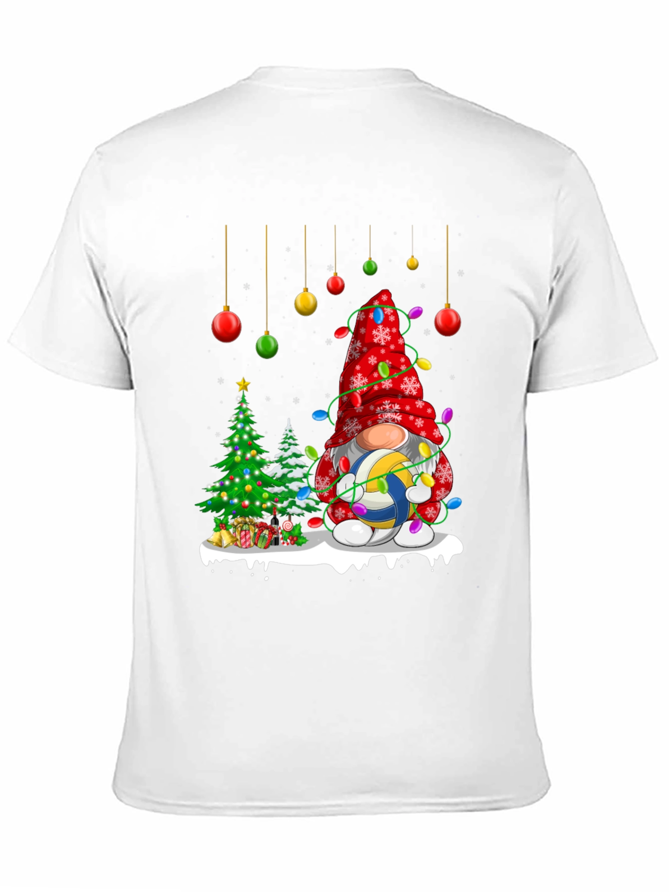 Christmas Volleyball Gnome T-Shirt