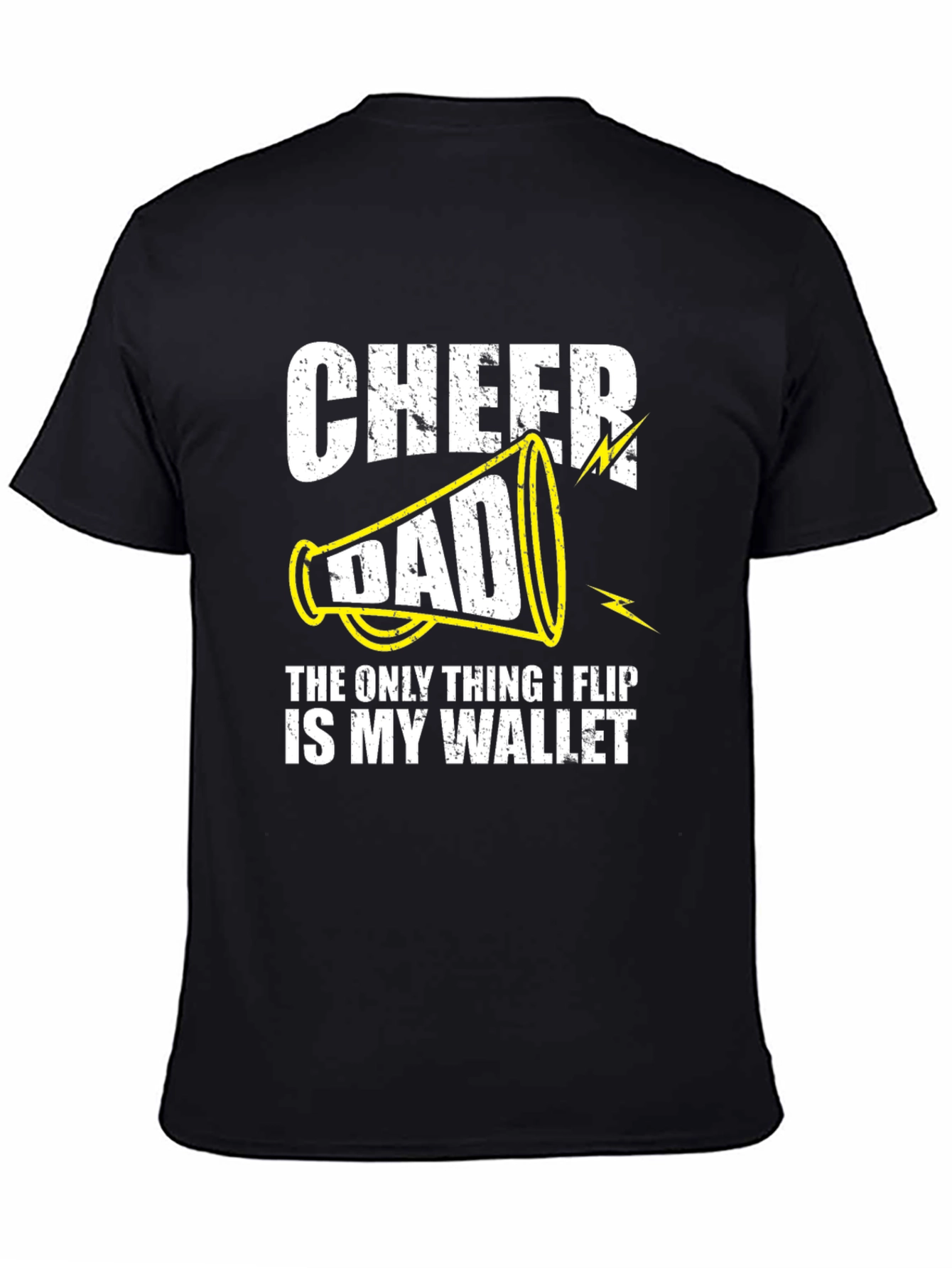 Cheer Dad T-Shirt Funny Cheerleading Parent Tee