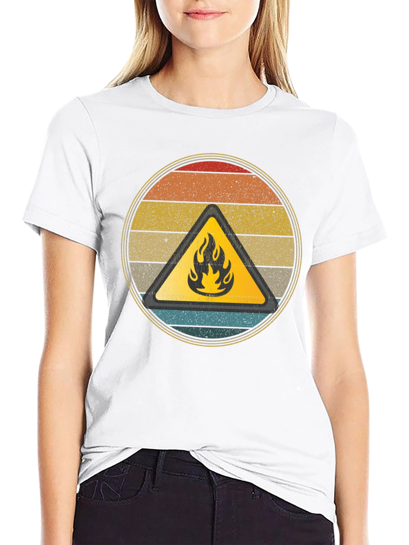 Retro Fire Hazard Graphic Tee
