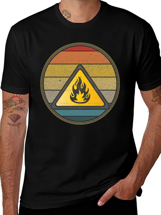 Retro Fire Hazard Graphic Tee
